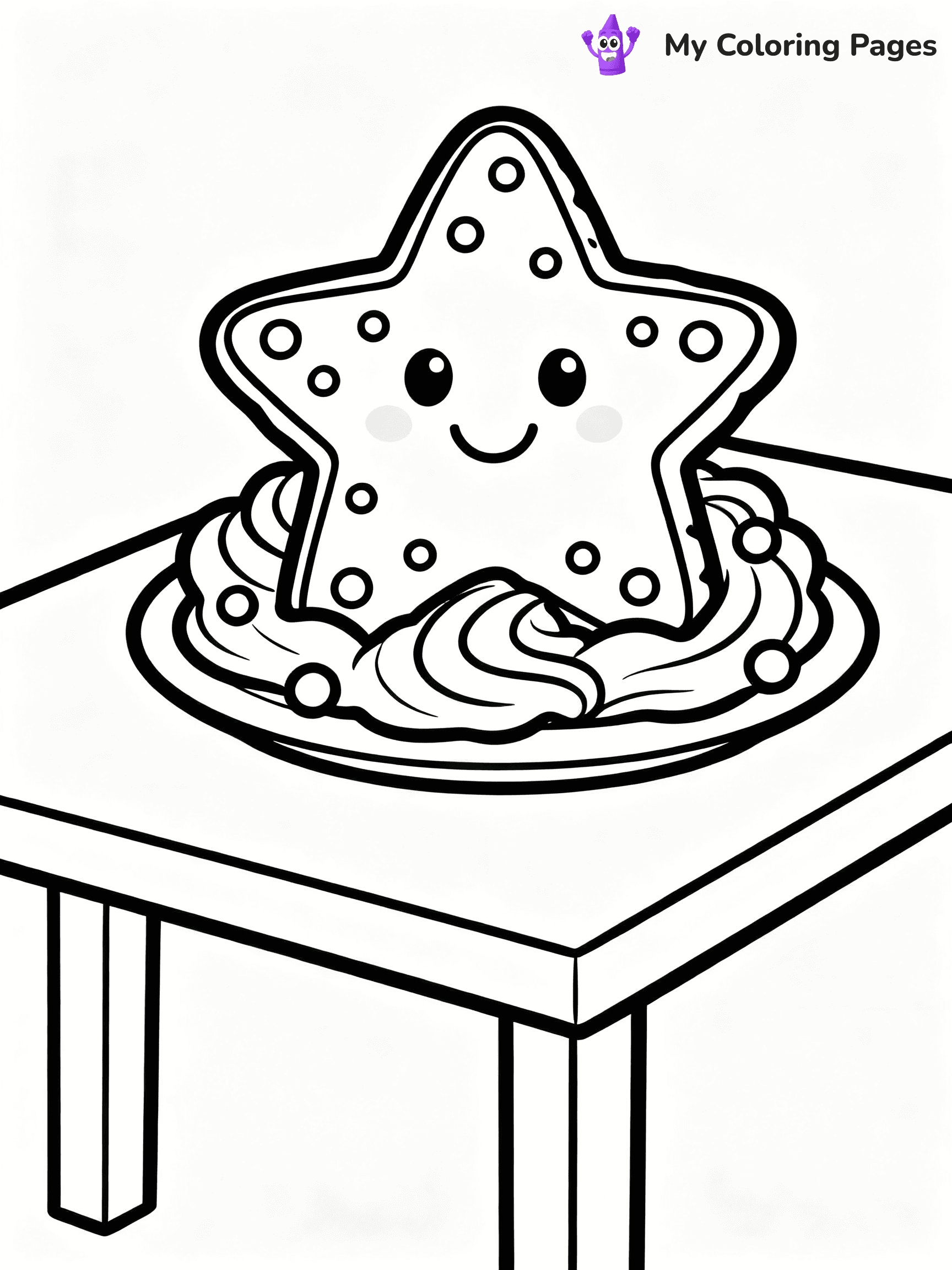Cute Cookie Coloring Pages - 6
