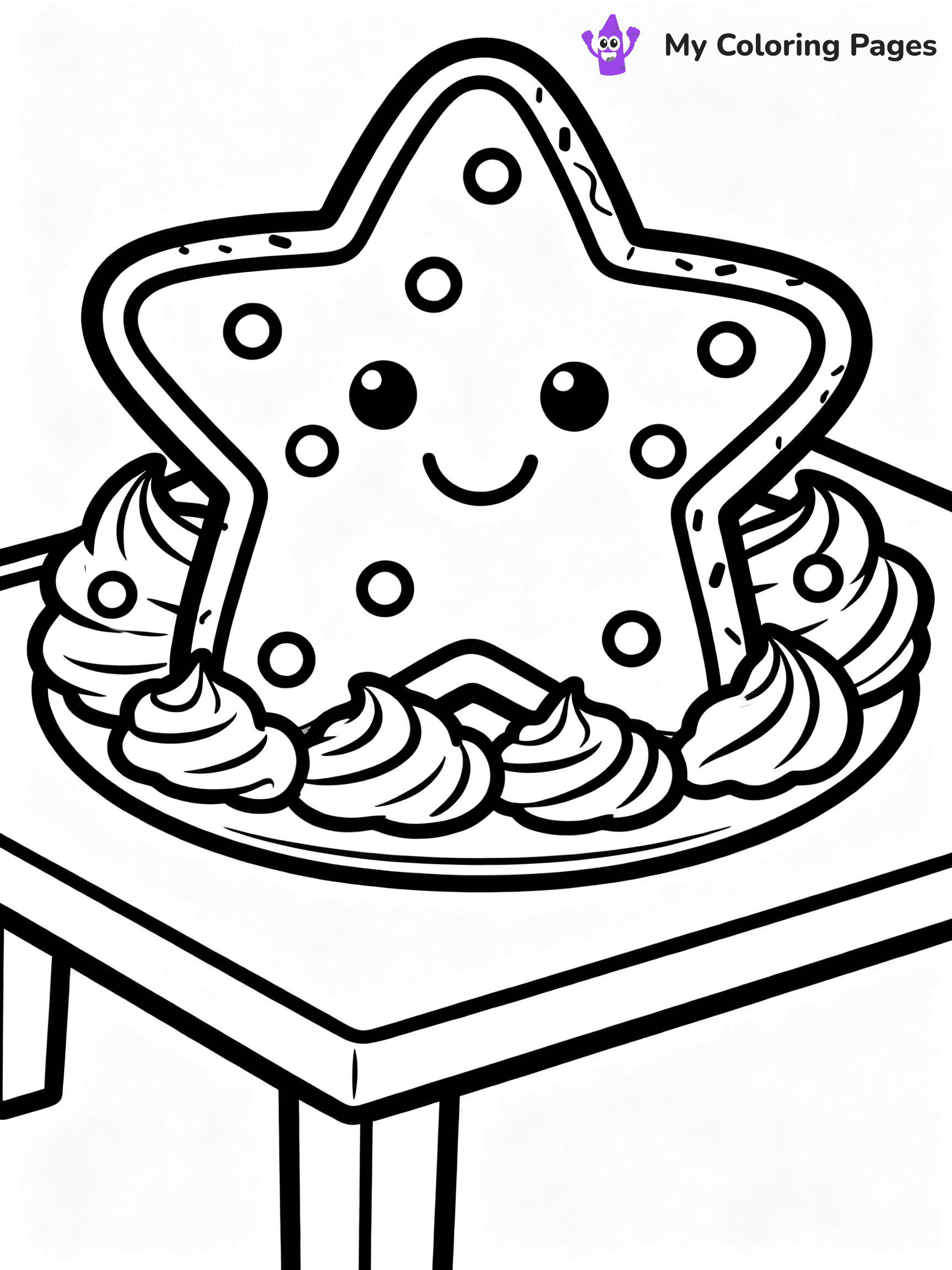 Cute Cookie Coloring Pages - 5