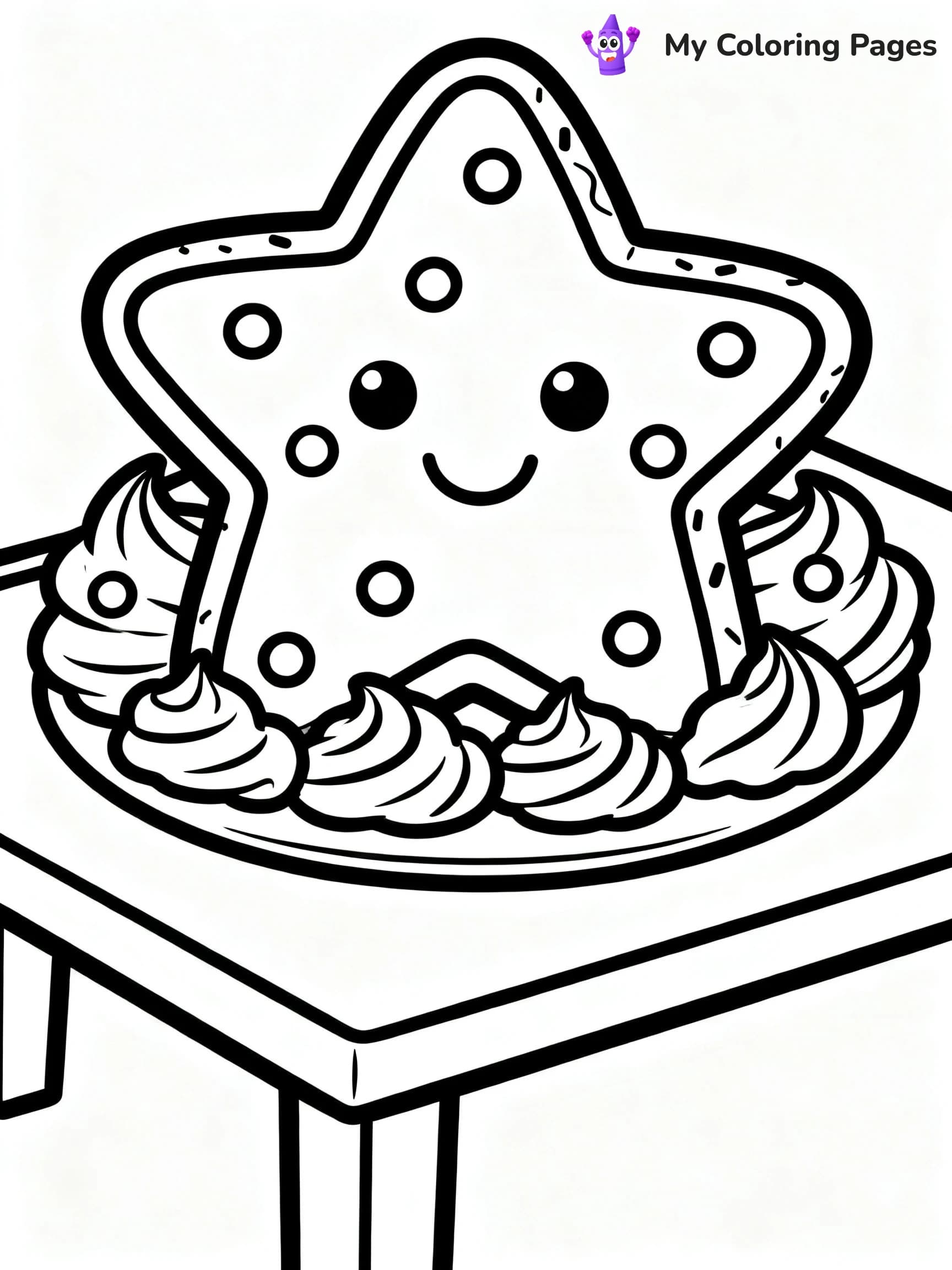 Cute Cookie Coloring Pages - 5