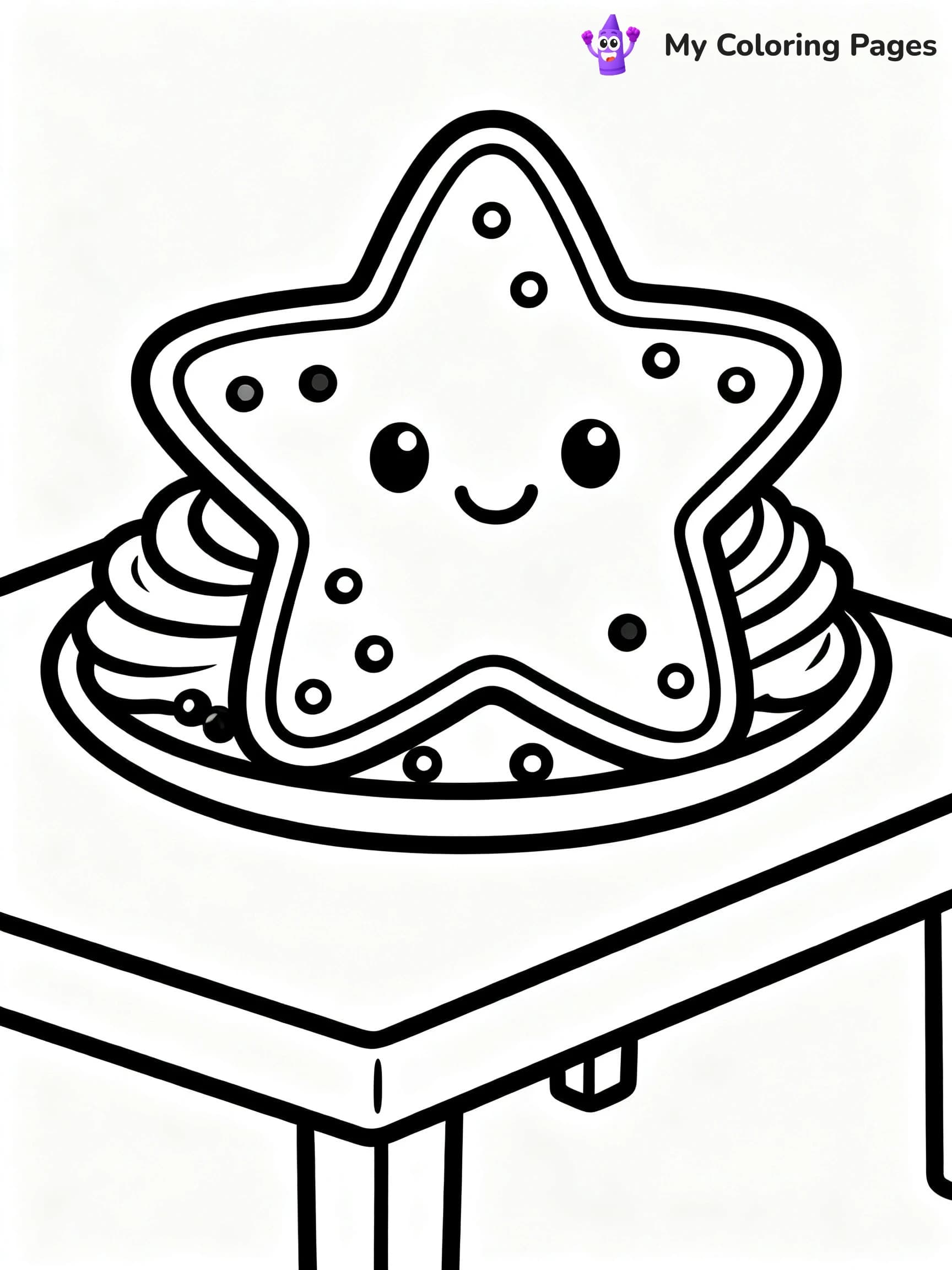 Cute Cookie Coloring Pages - 4