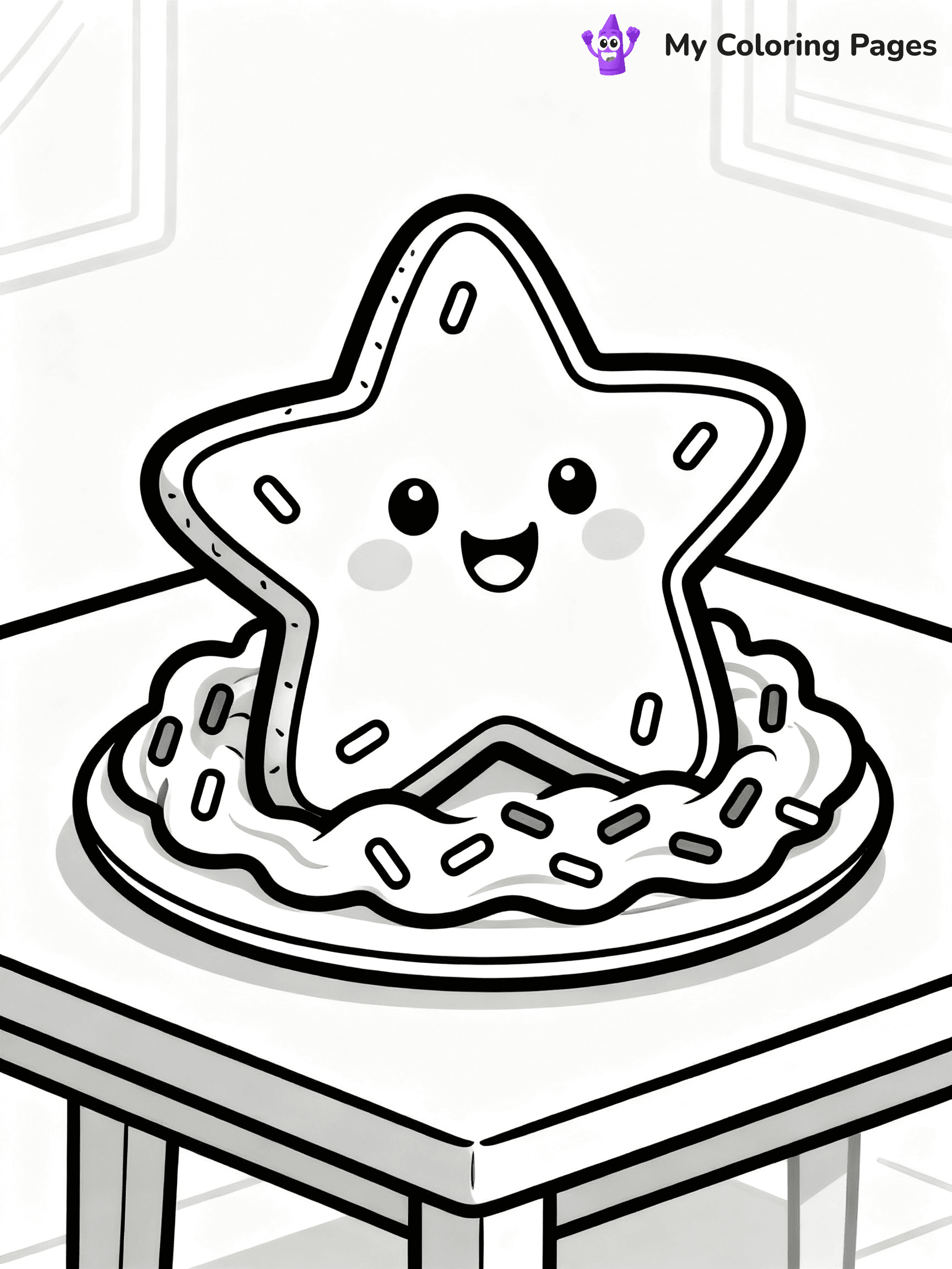 Cute Cookie Coloring Pages - 3