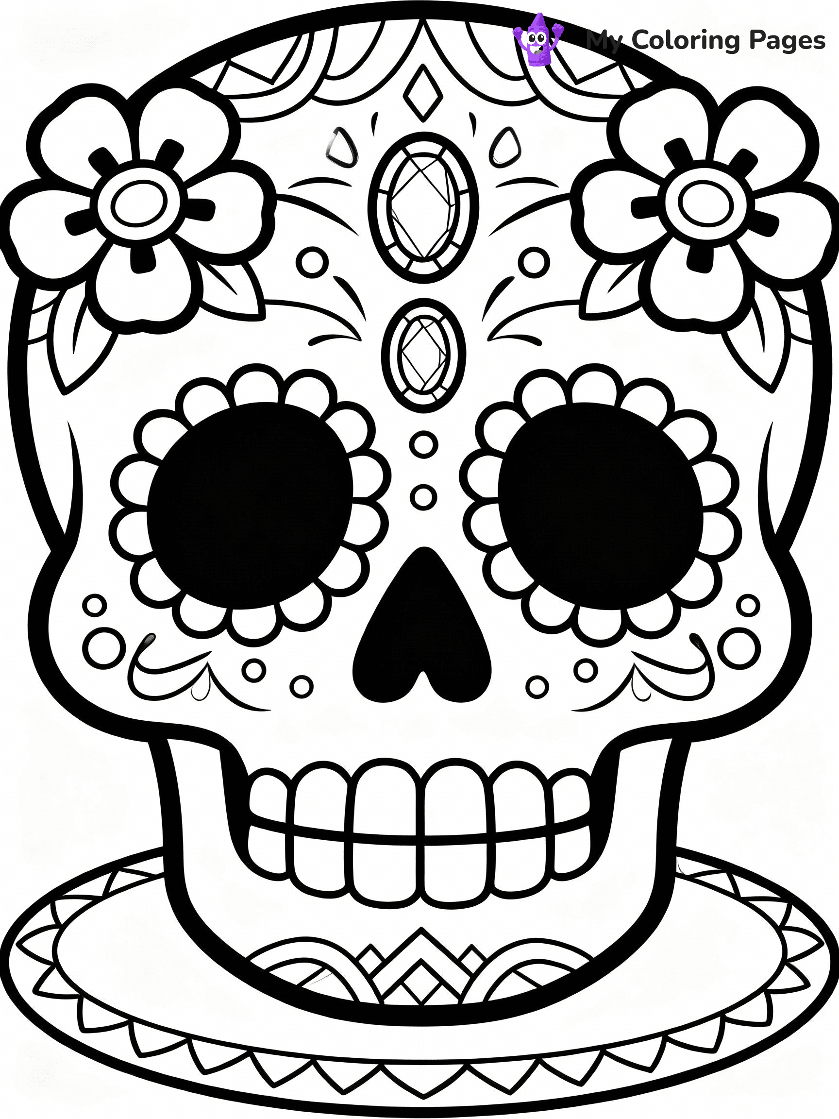 Dia De Los Muertos Coloring Pages - 21