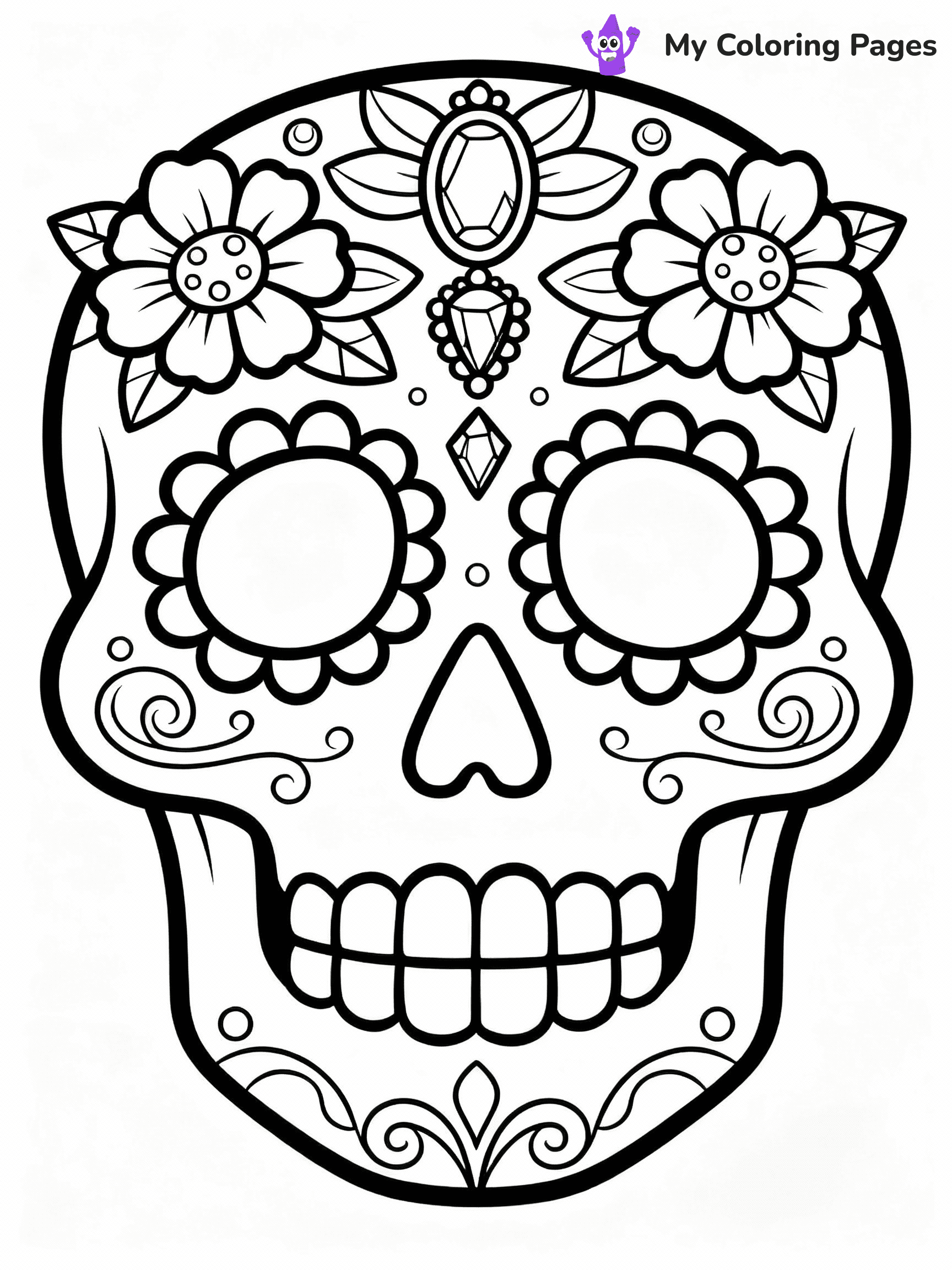 Dia De Los Muertos Coloring Pages - 20