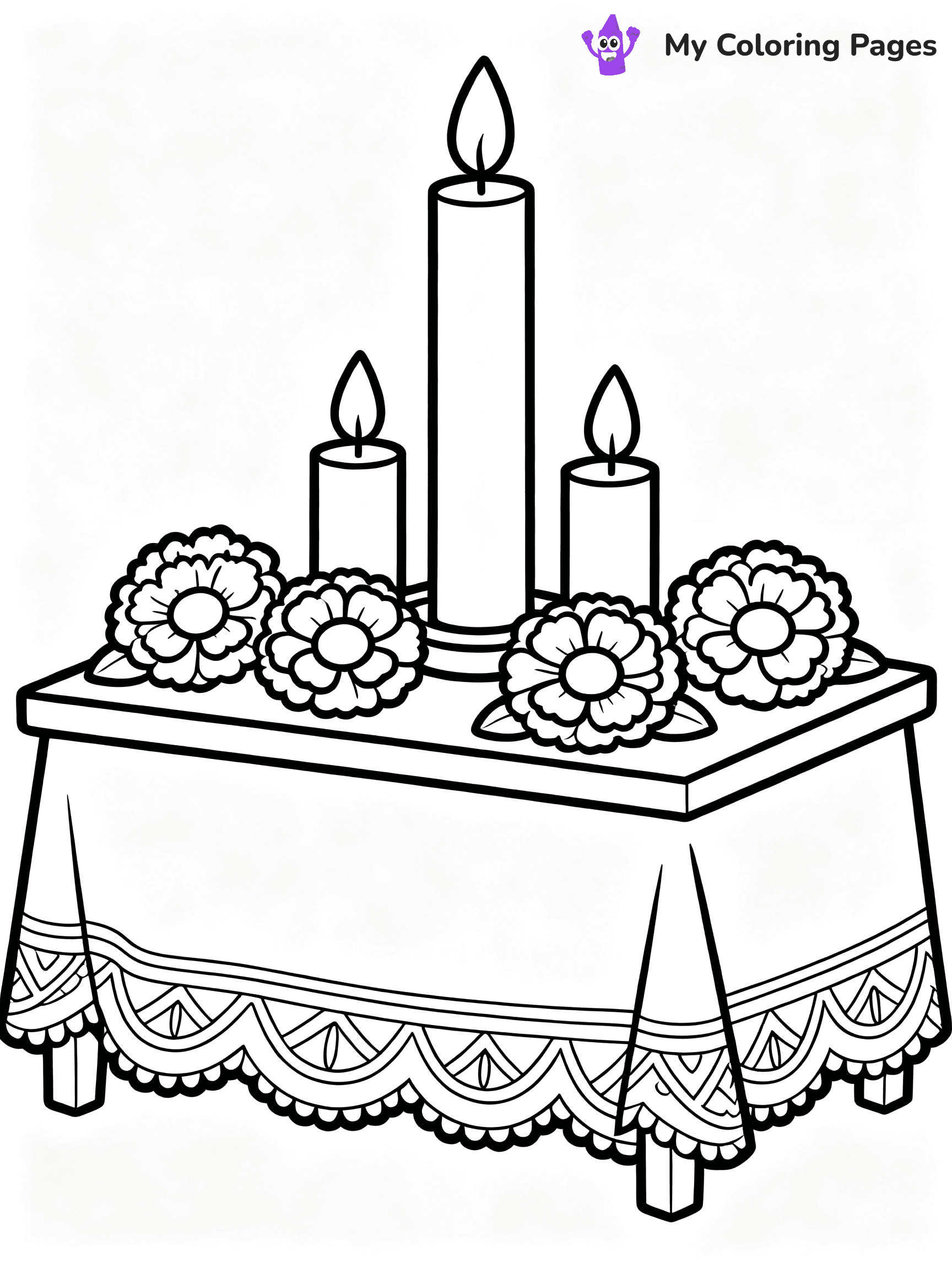 Dia De Los Muertos Coloring Pages - 6