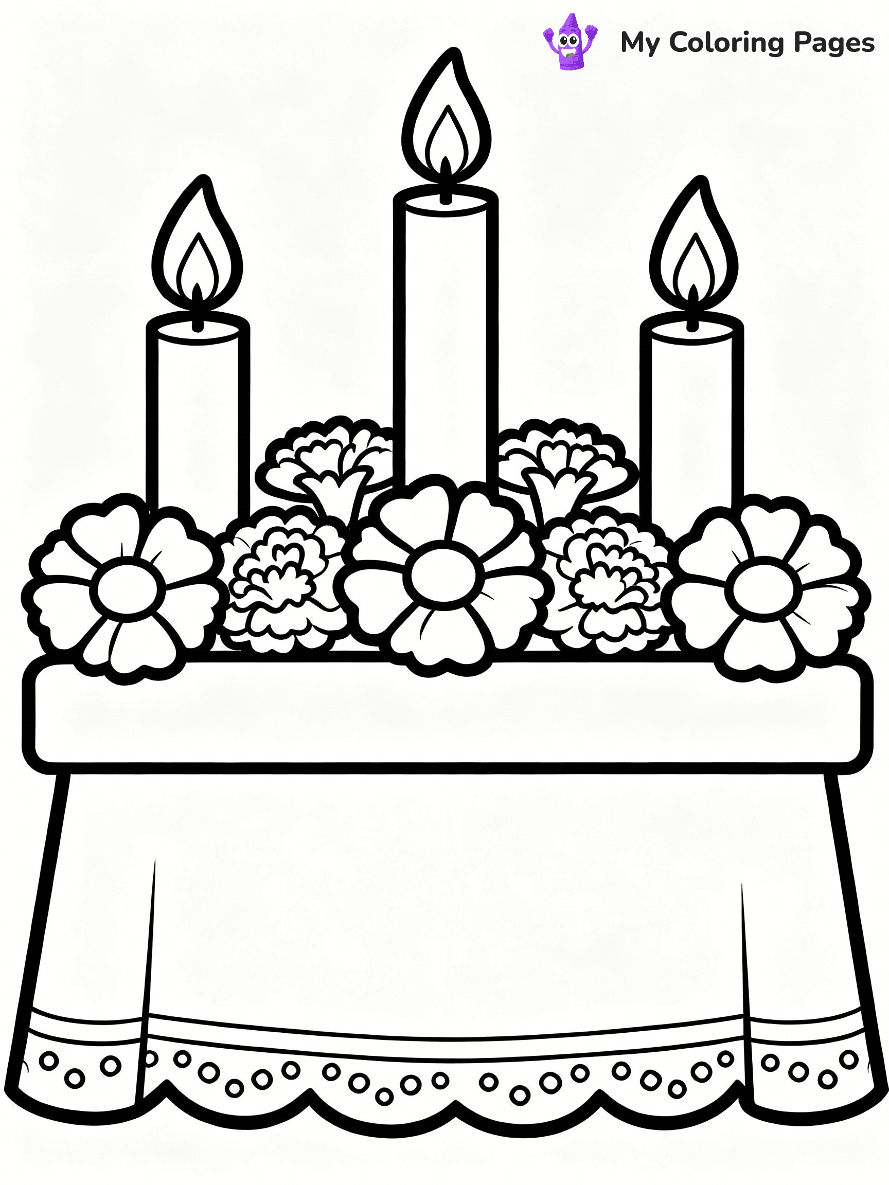 Dia De Los Muertos Coloring Pages - 4