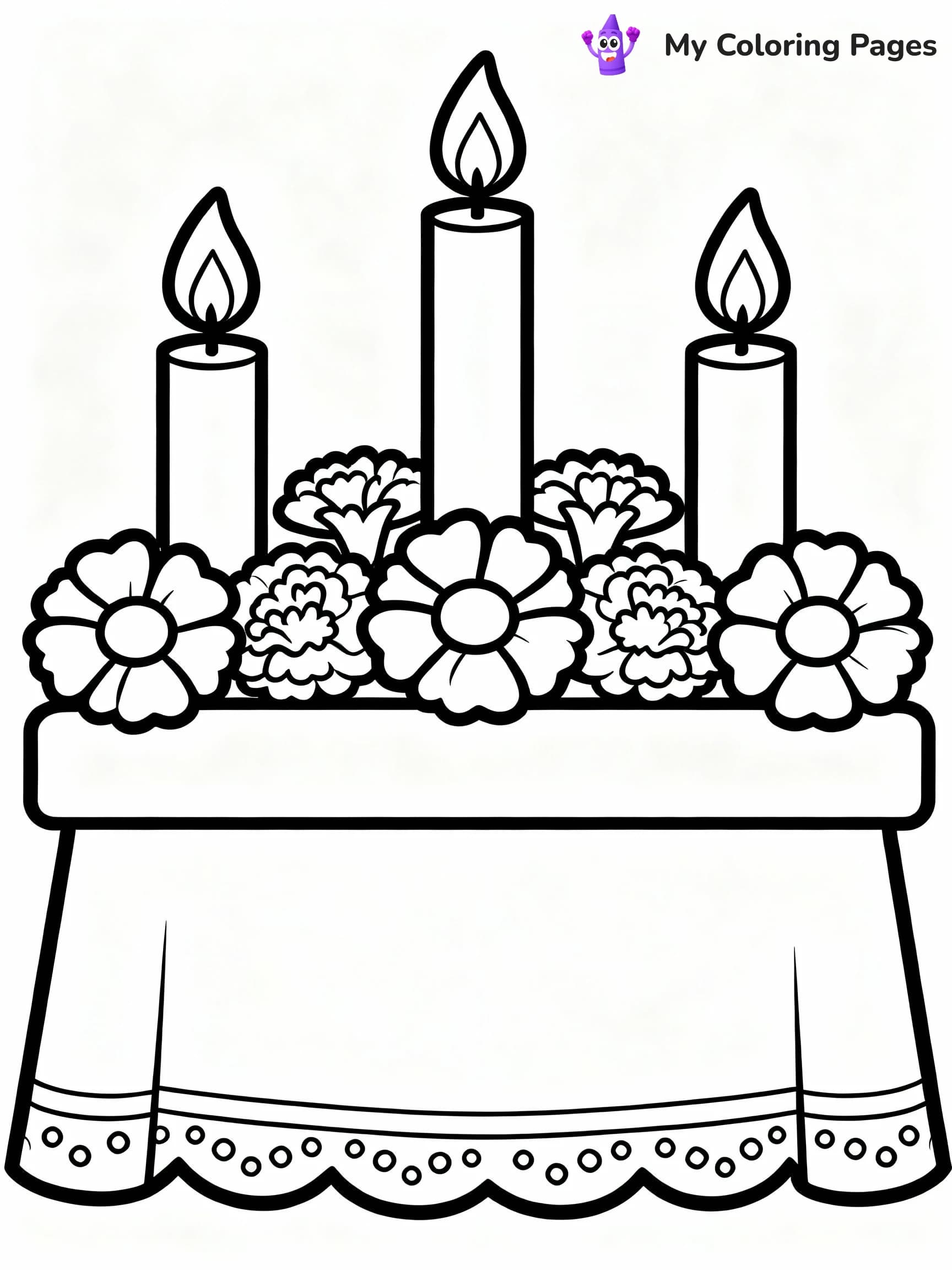 Dia De Los Muertos Coloring Pages - 4