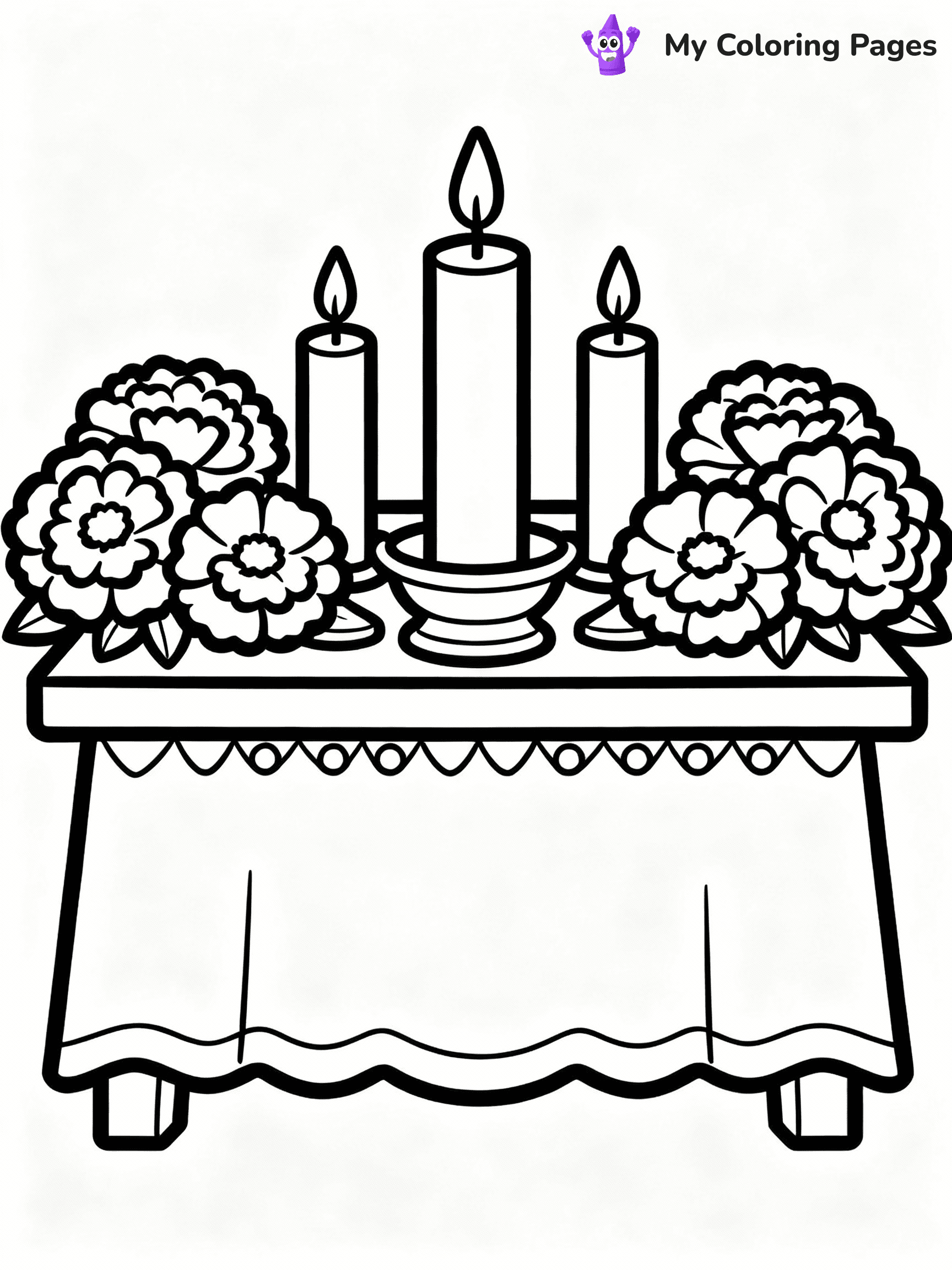 Dia De Los Muertos Coloring Pages - 2