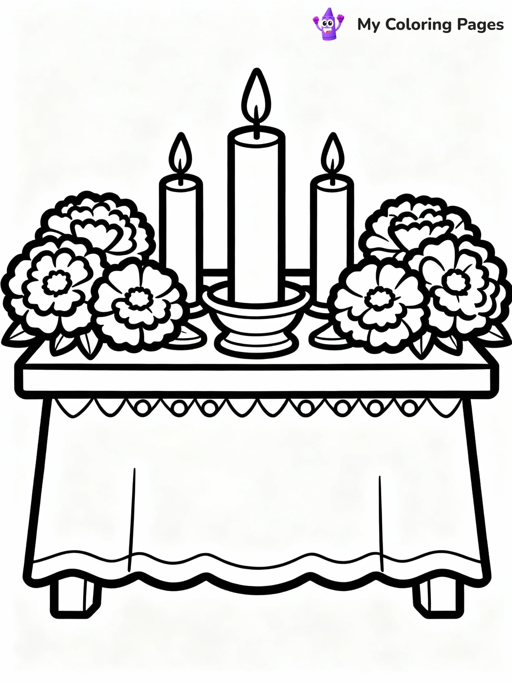 Dia De Los Muertos Coloring Pages - 2