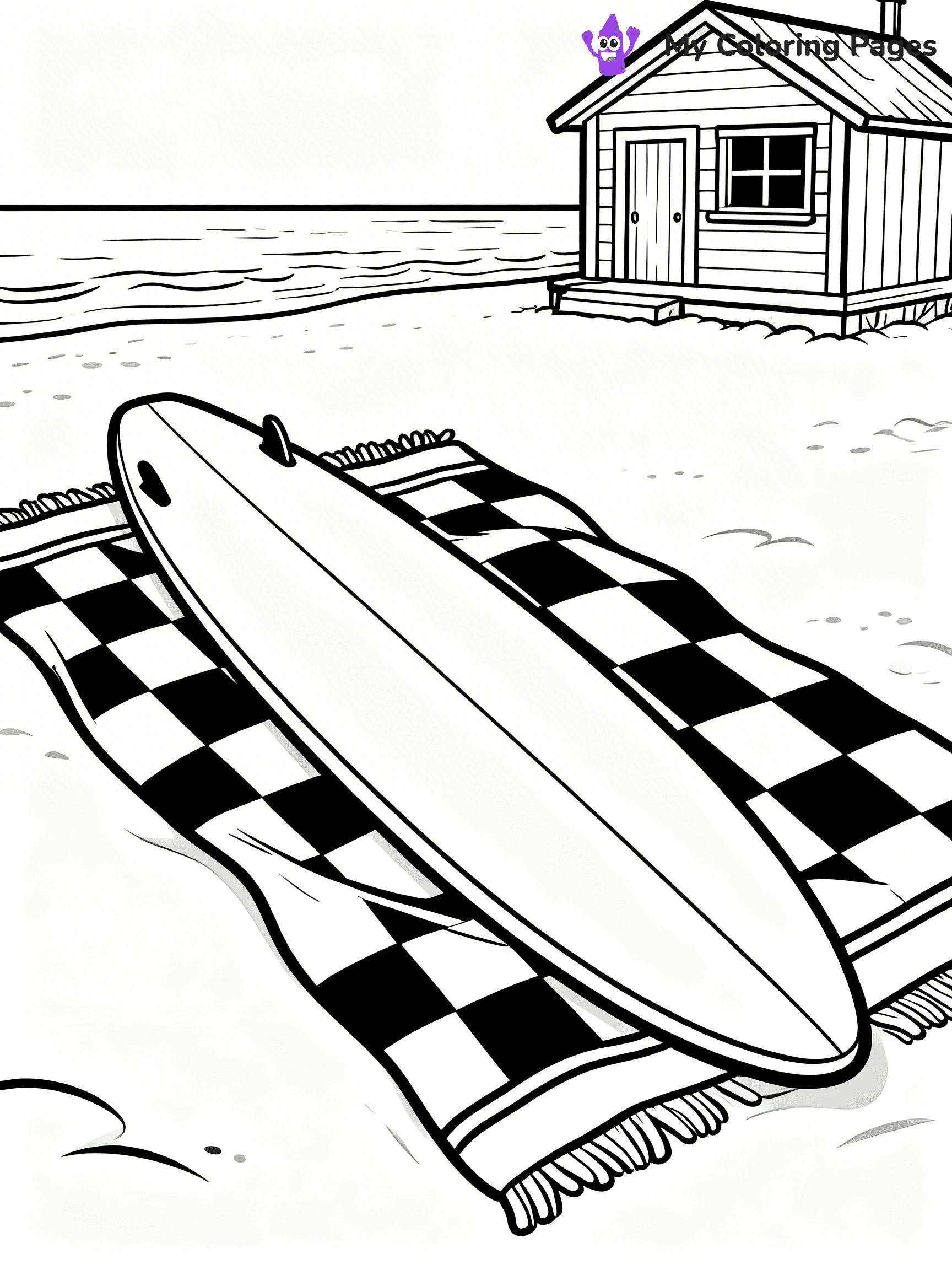 Surfboard Coloring Pages - 16