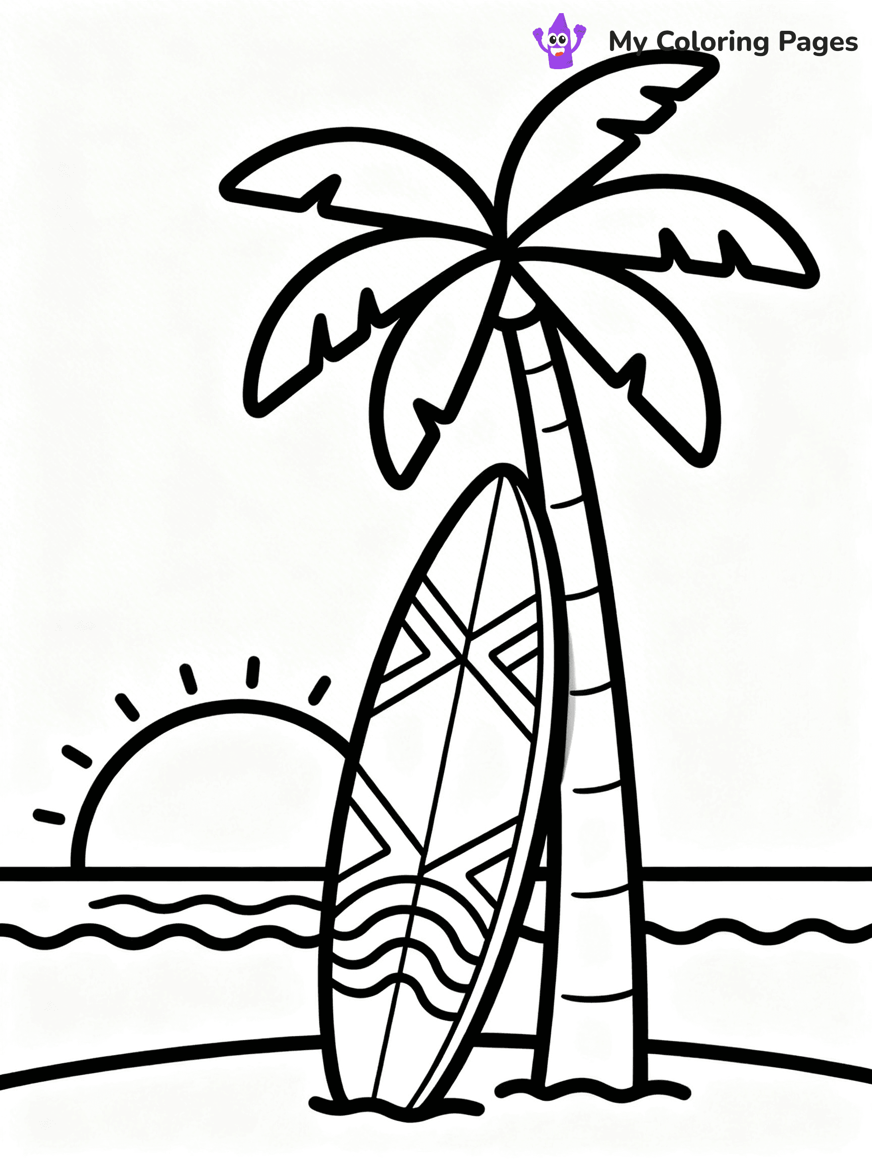 Surfboard Coloring Pages - 8