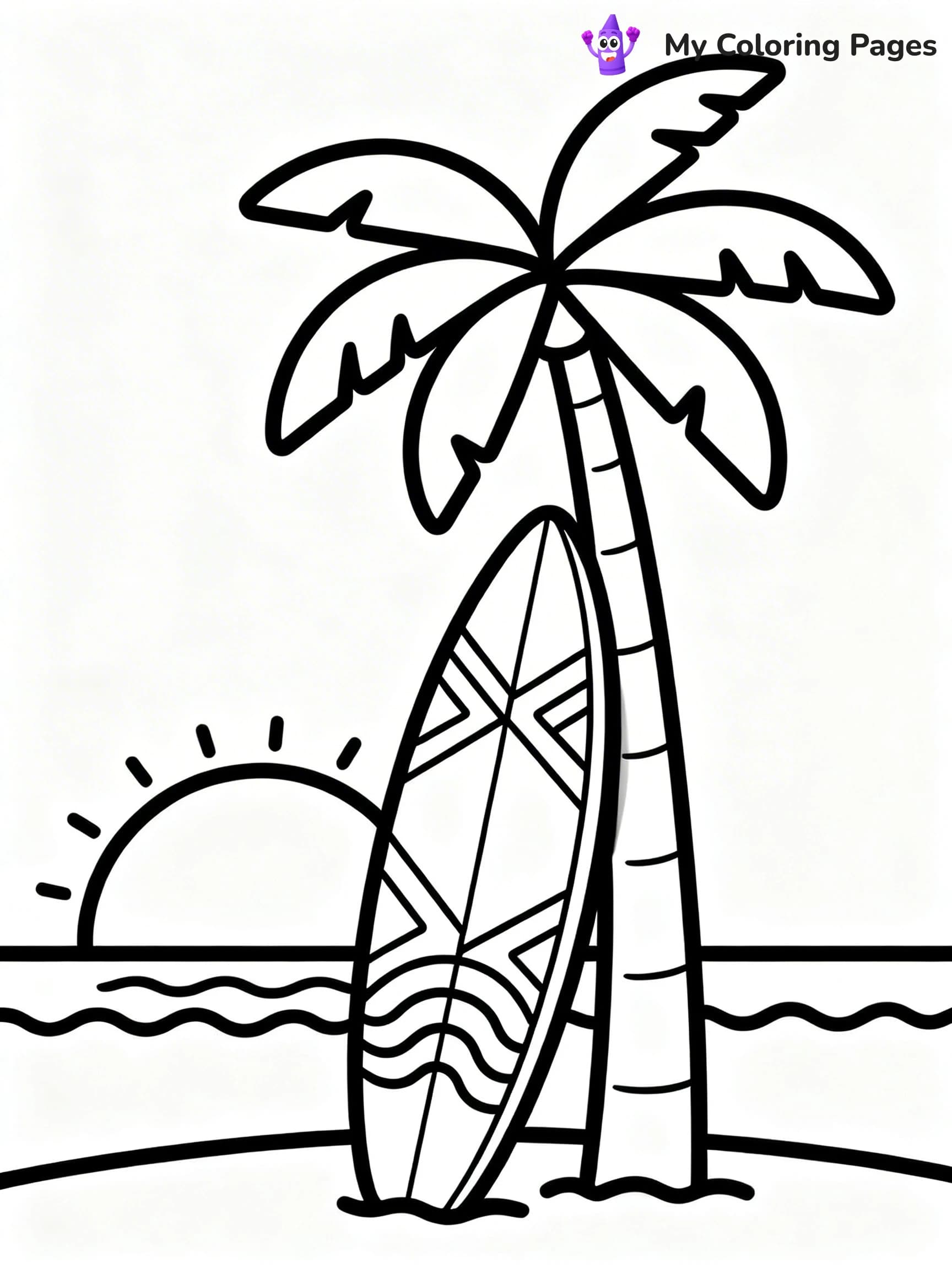 Surfboard Coloring Pages - 8