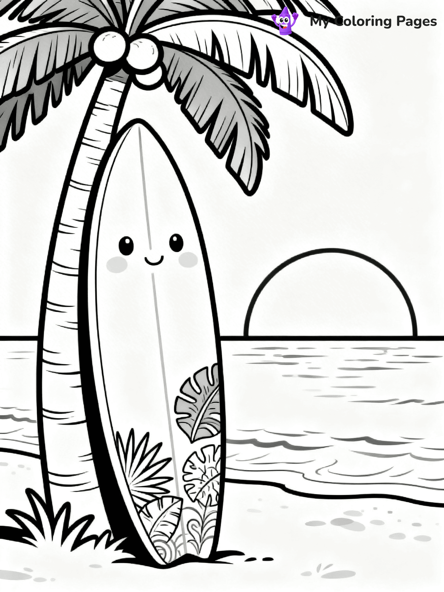 Surfboard Coloring Pages - 7