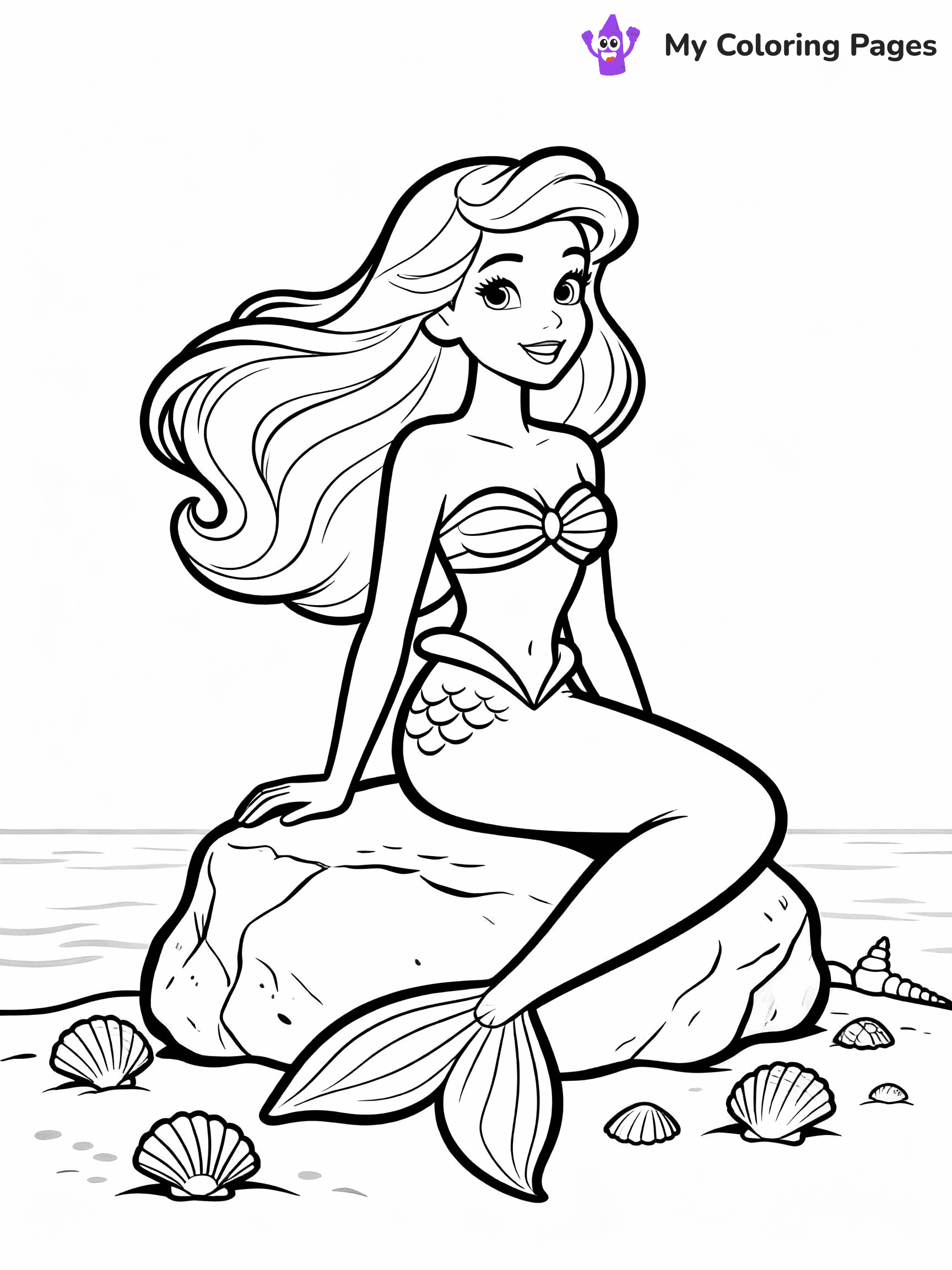 Barbie Mermaid Coloring Pages - 24