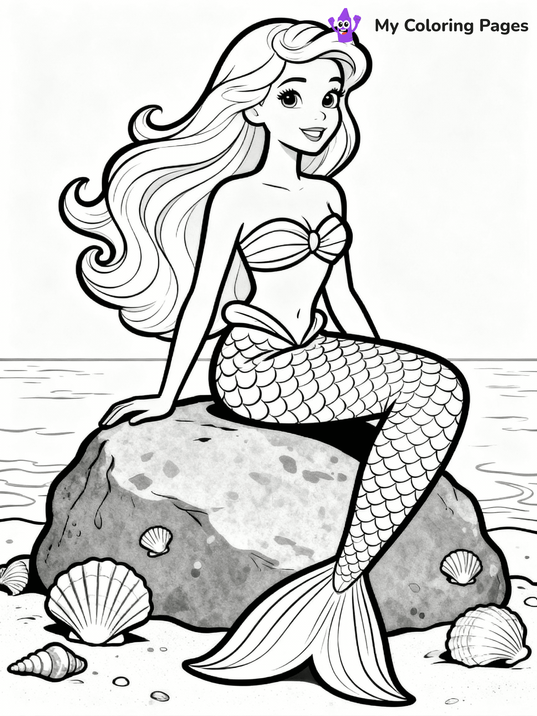 Barbie Mermaid Coloring Pages - 23