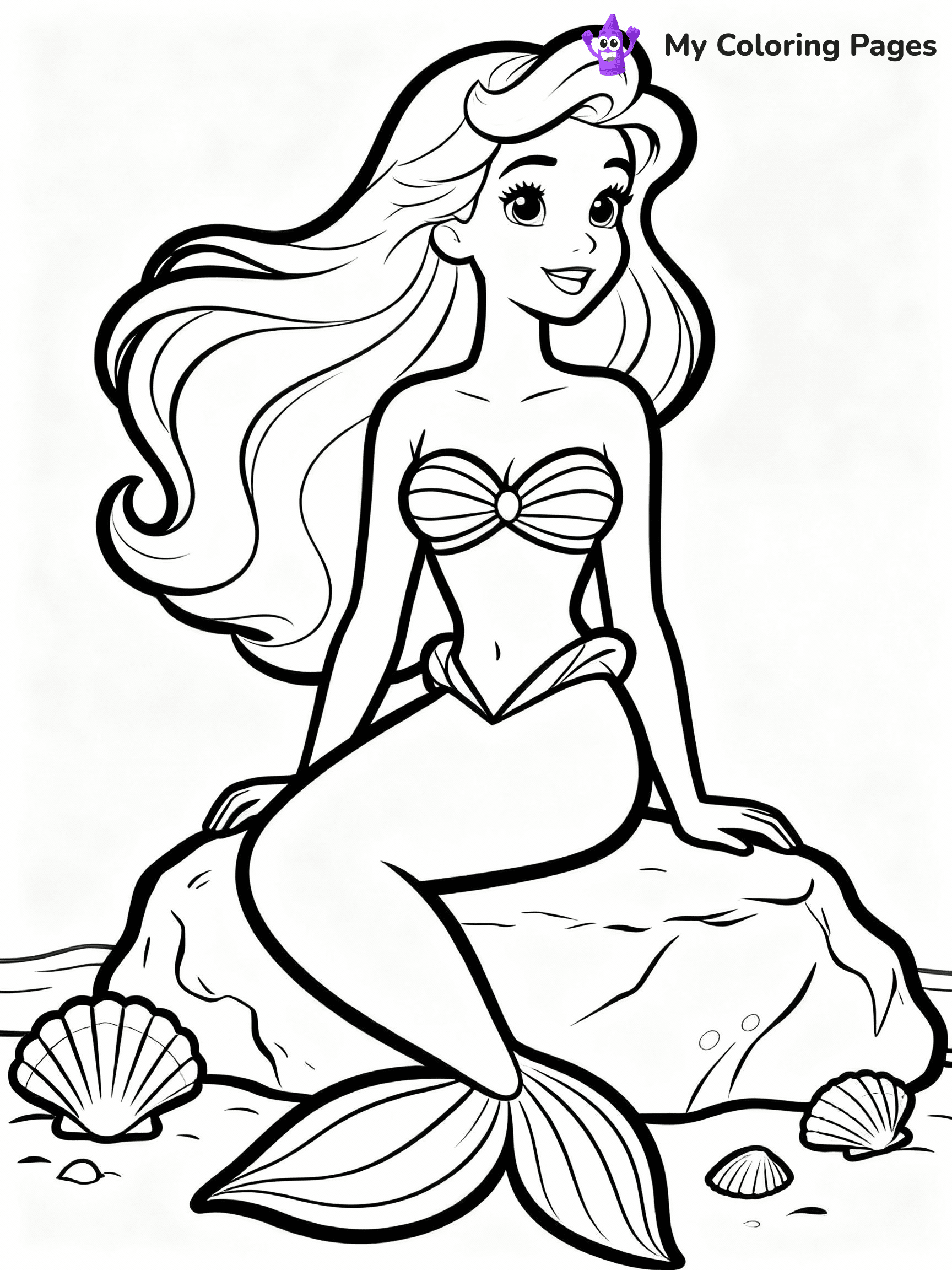 Barbie Mermaid Coloring Pages - 20