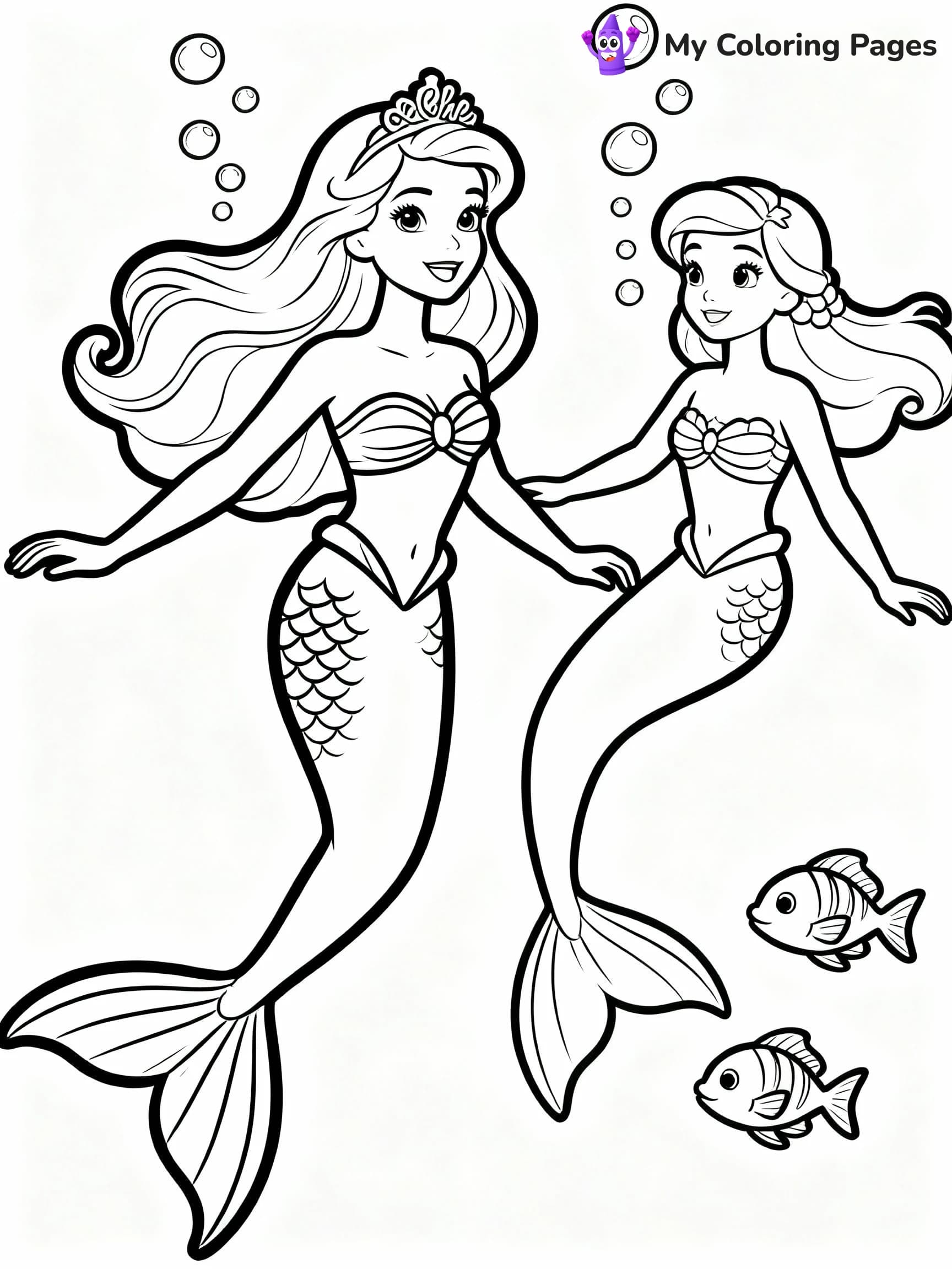 Barbie Mermaid Coloring Pages - 13