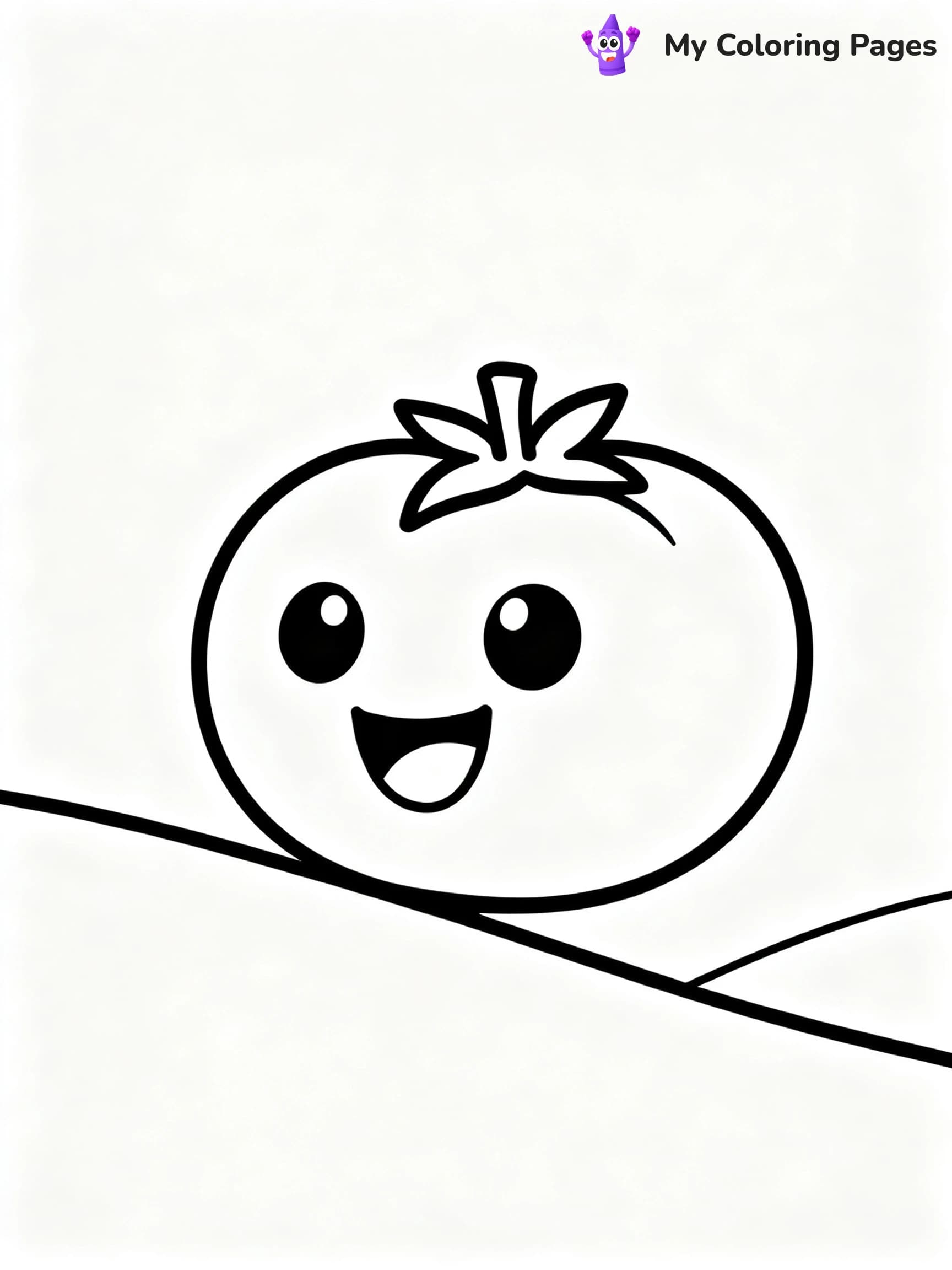 Preschool Vegetable Coloring Pages - 23