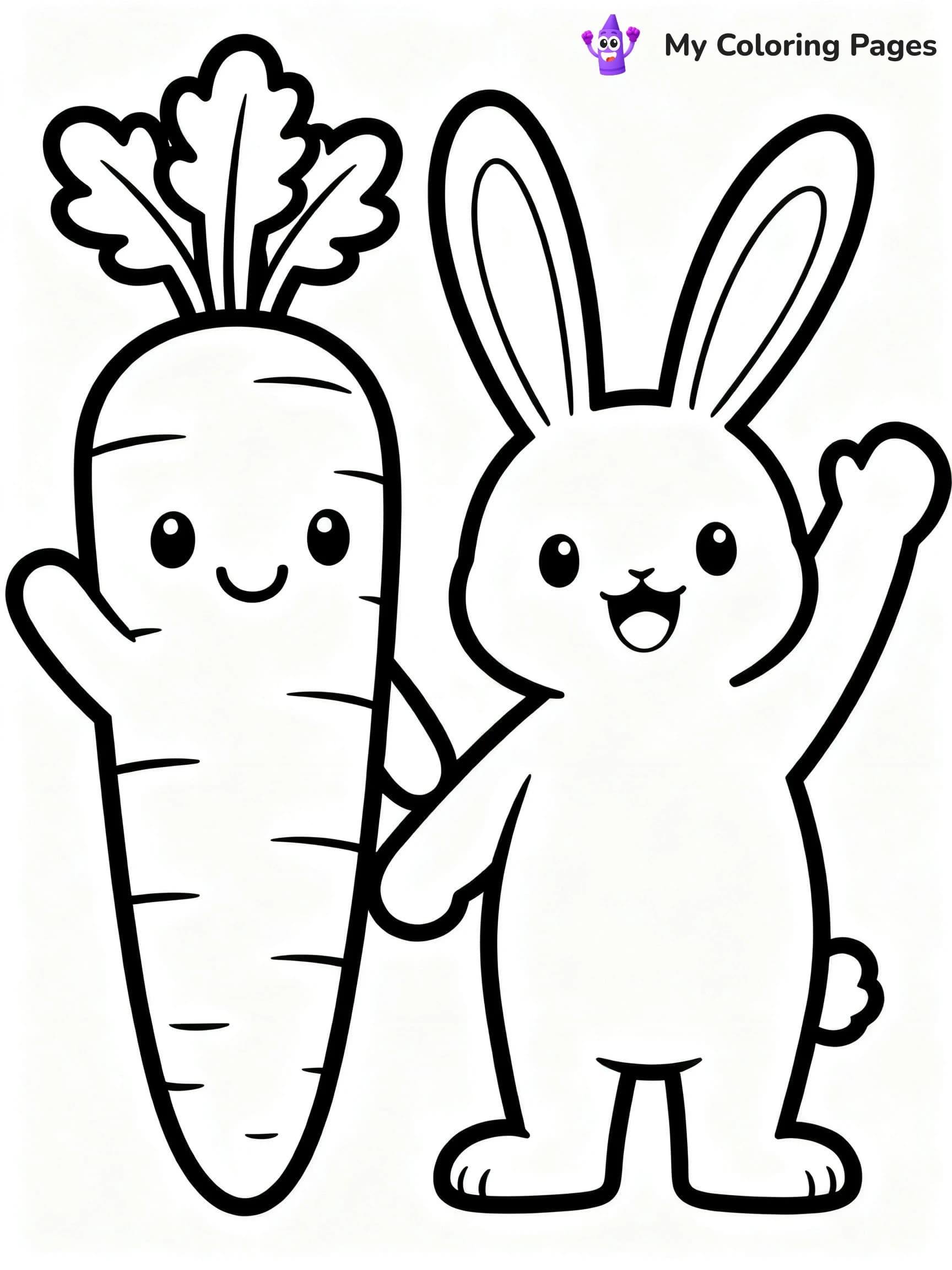 Preschool Vegetable Coloring Pages - 20