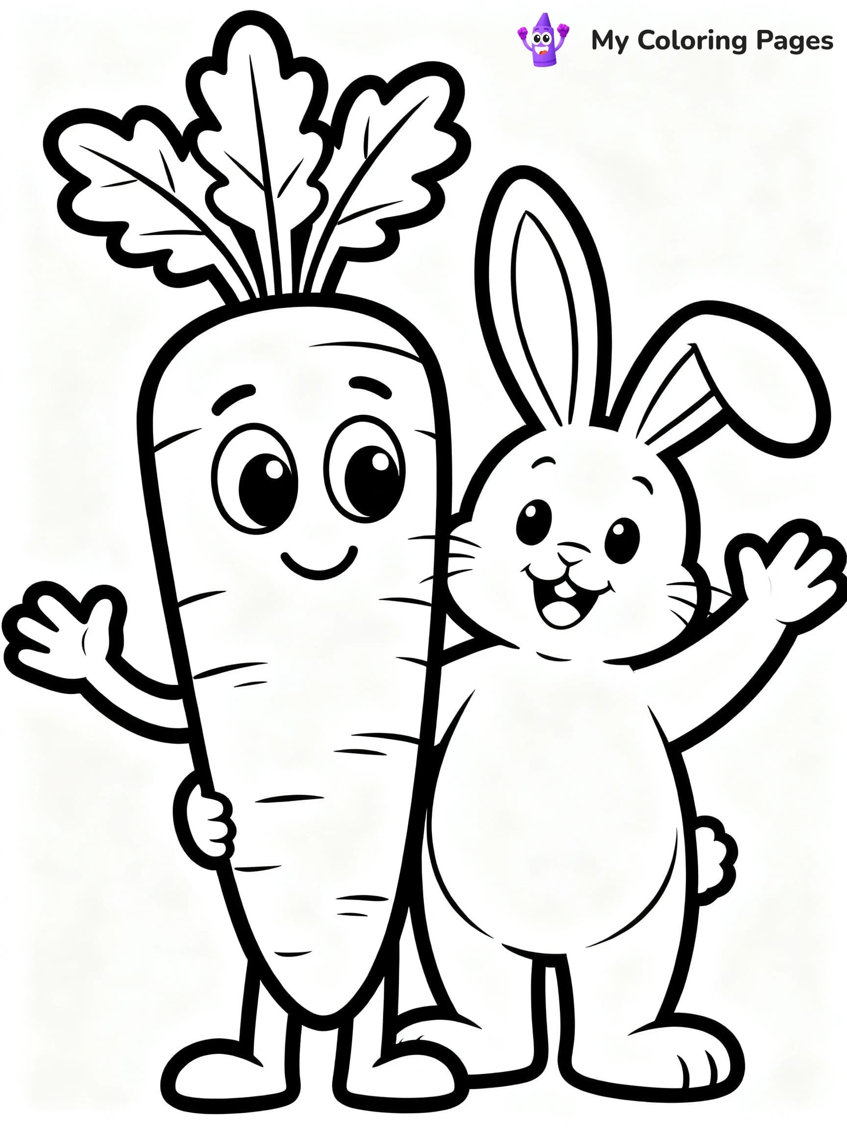 Preschool Vegetable Coloring Pages - 17