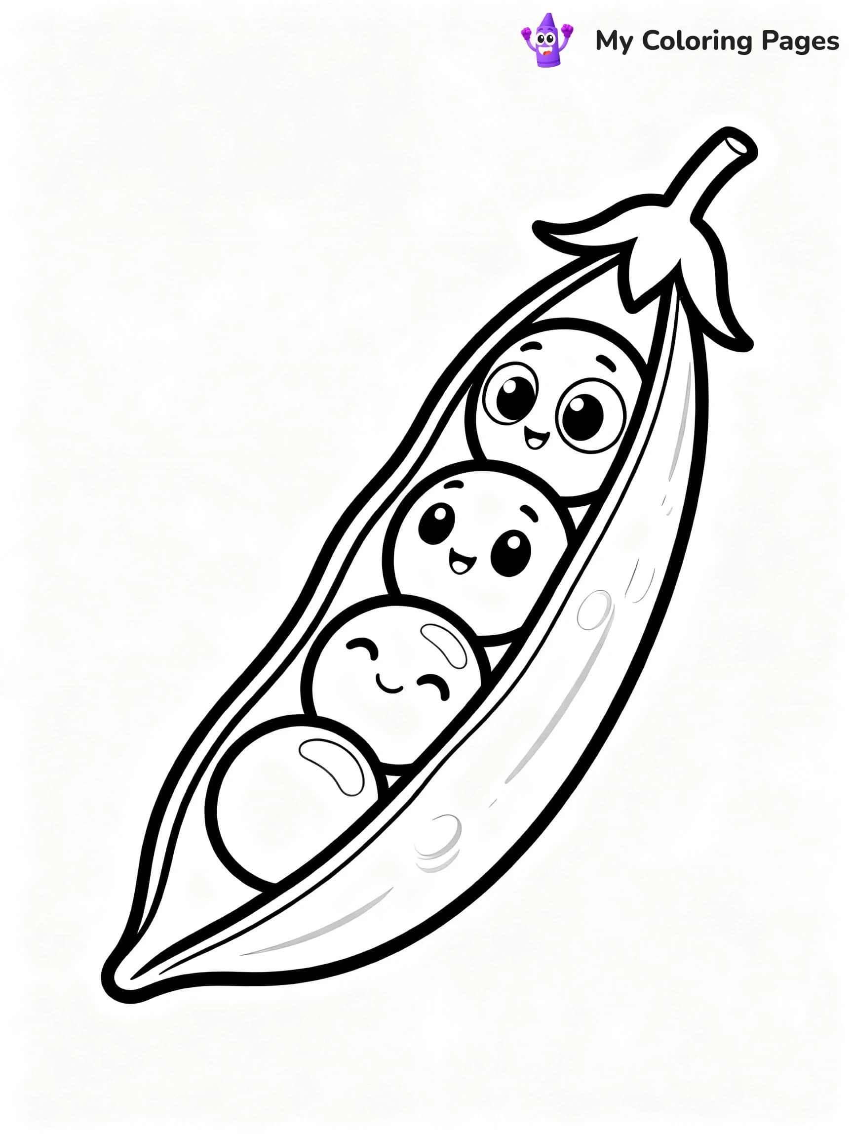 Preschool Vegetable Coloring Pages - 14