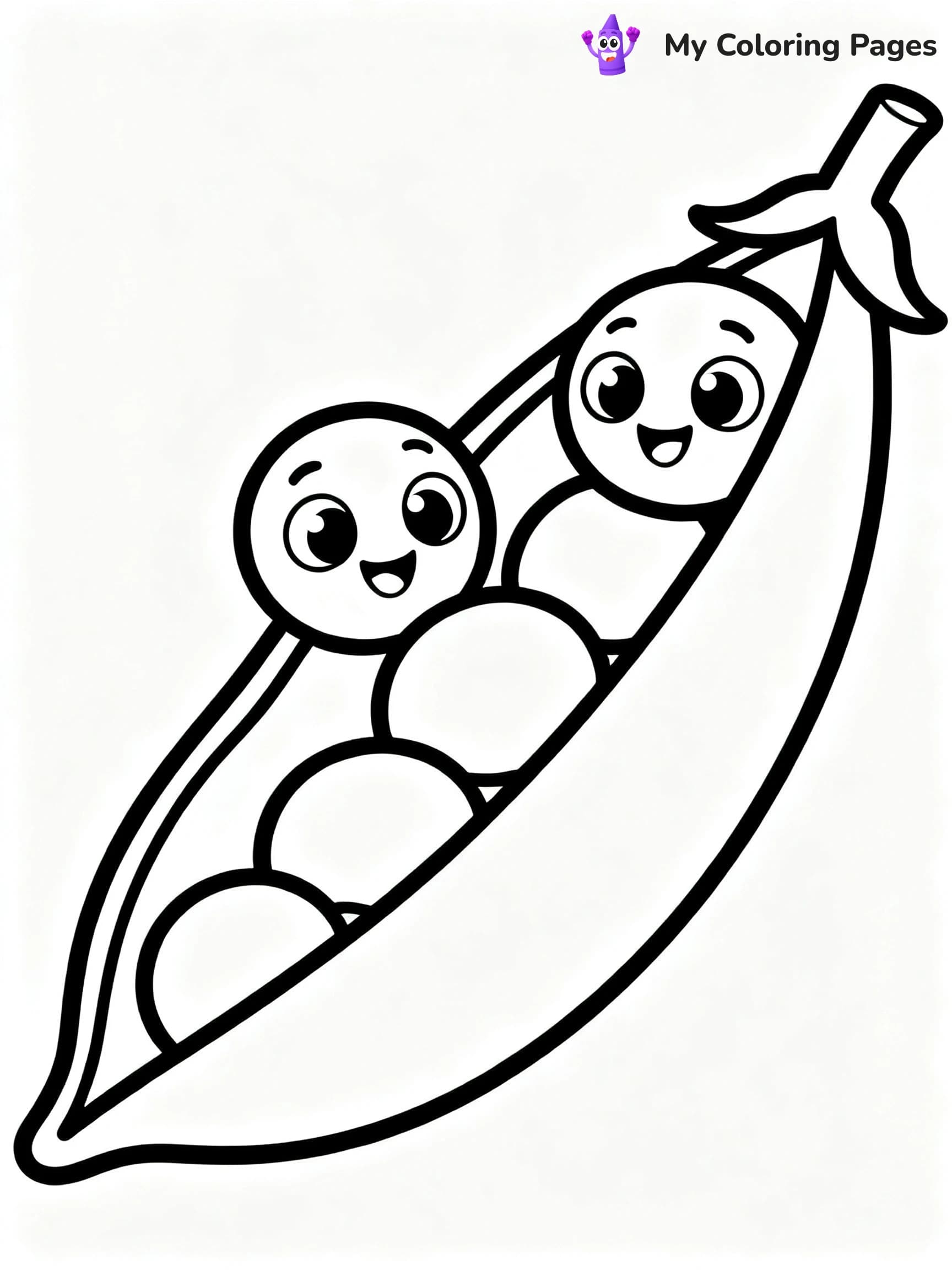 Preschool Vegetable Coloring Pages - 13