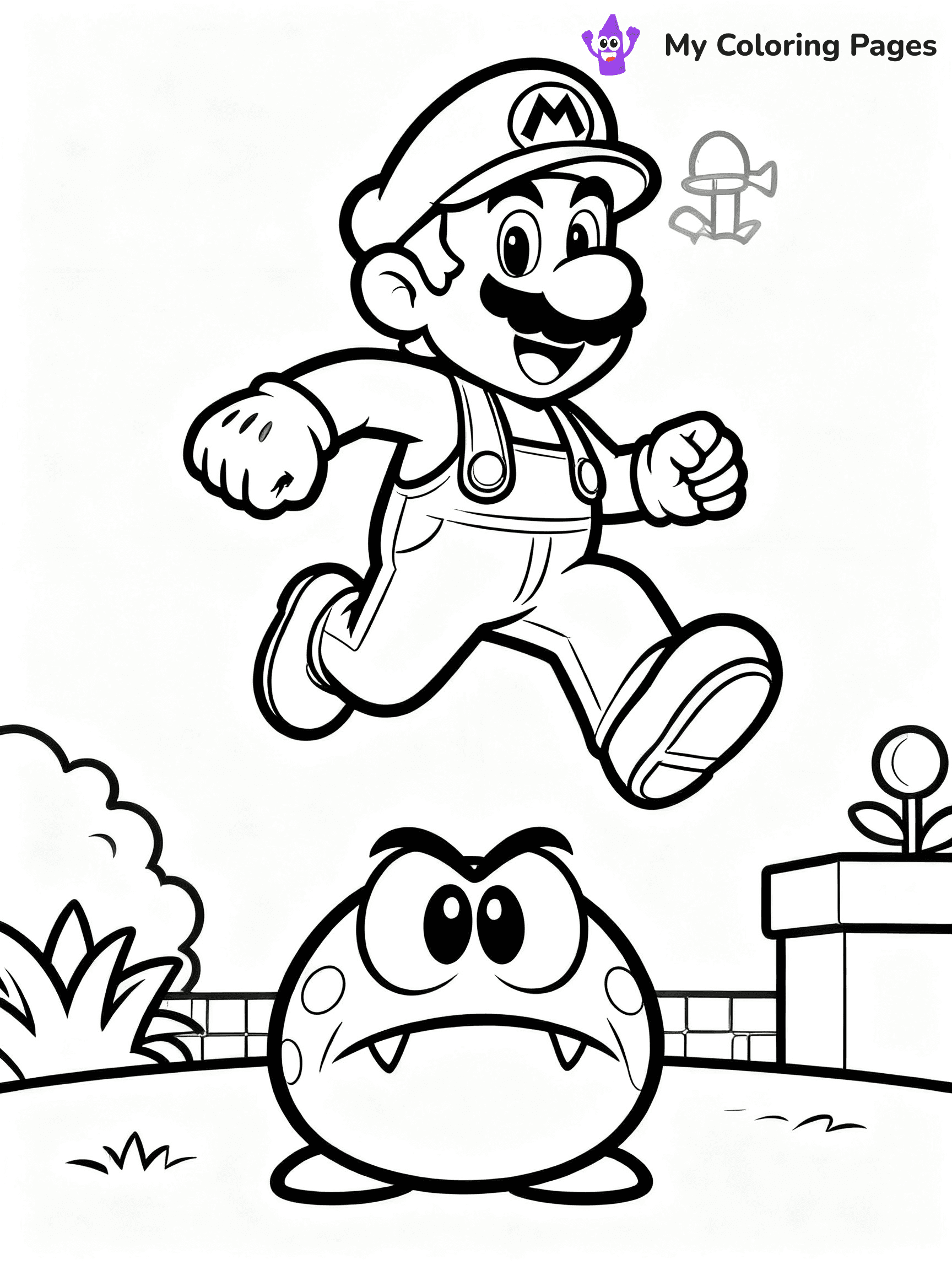 Toad Coloring Pages - 20