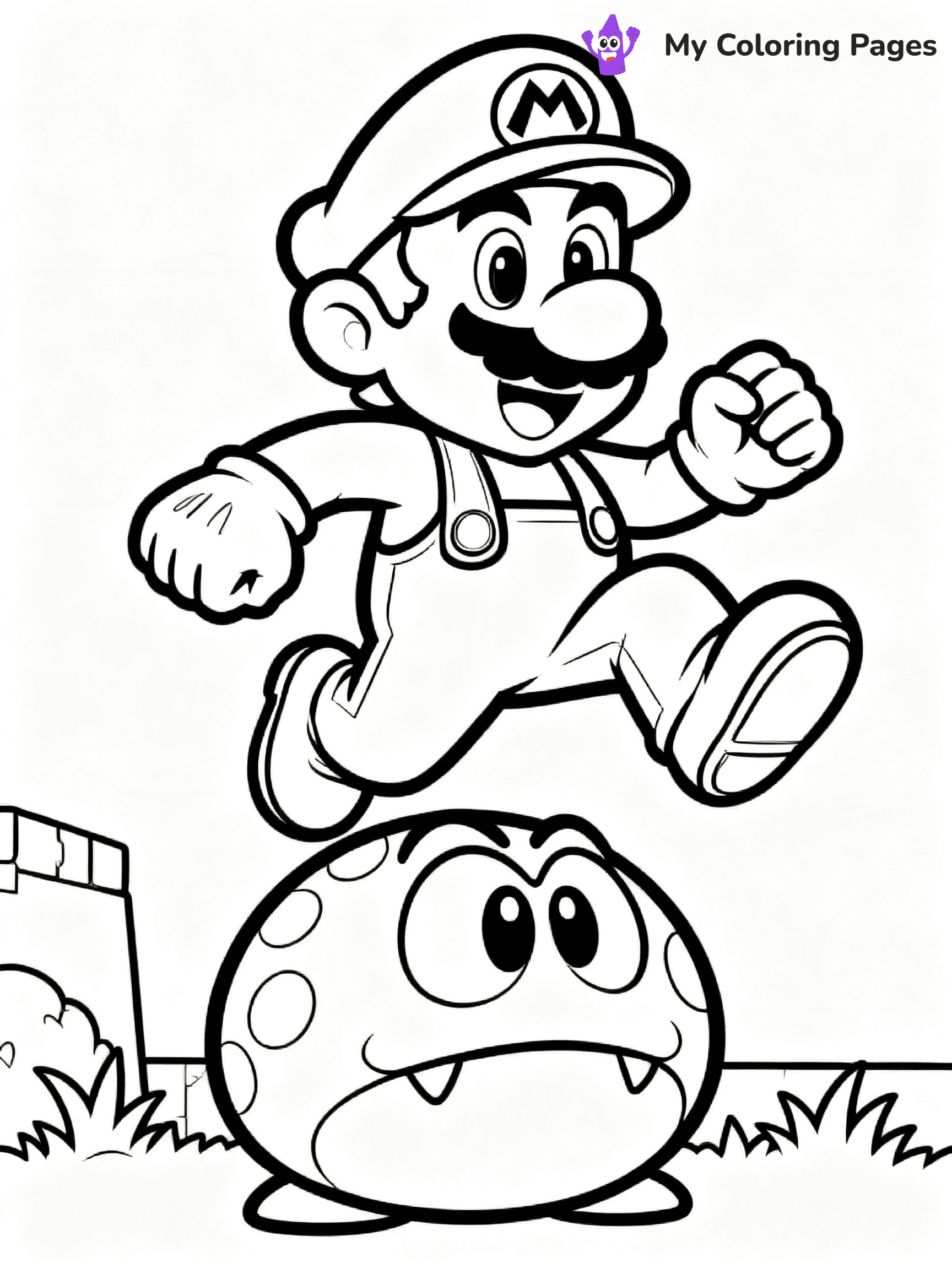 Toad Coloring Pages - 19