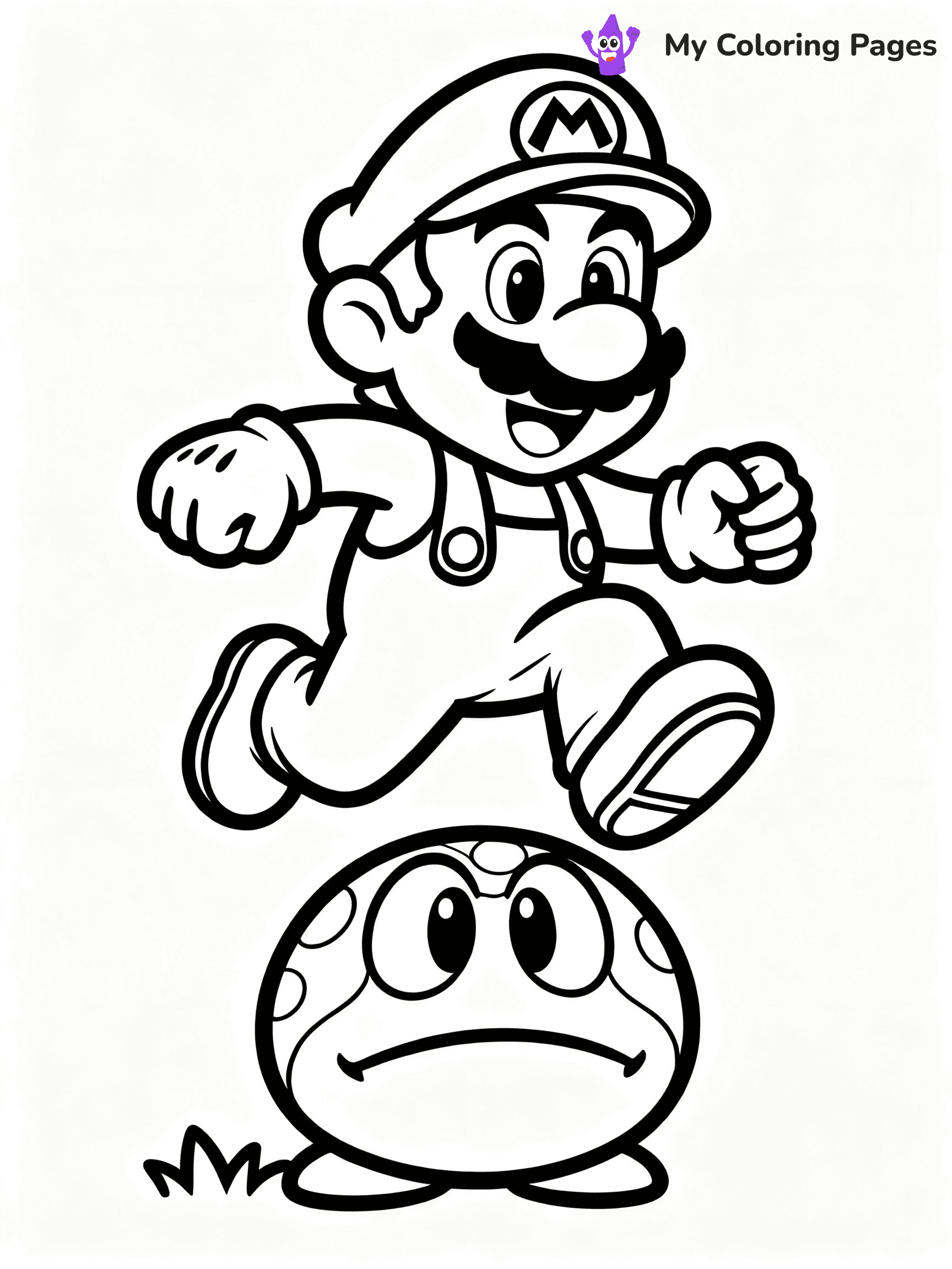 Toad Coloring Pages - 18