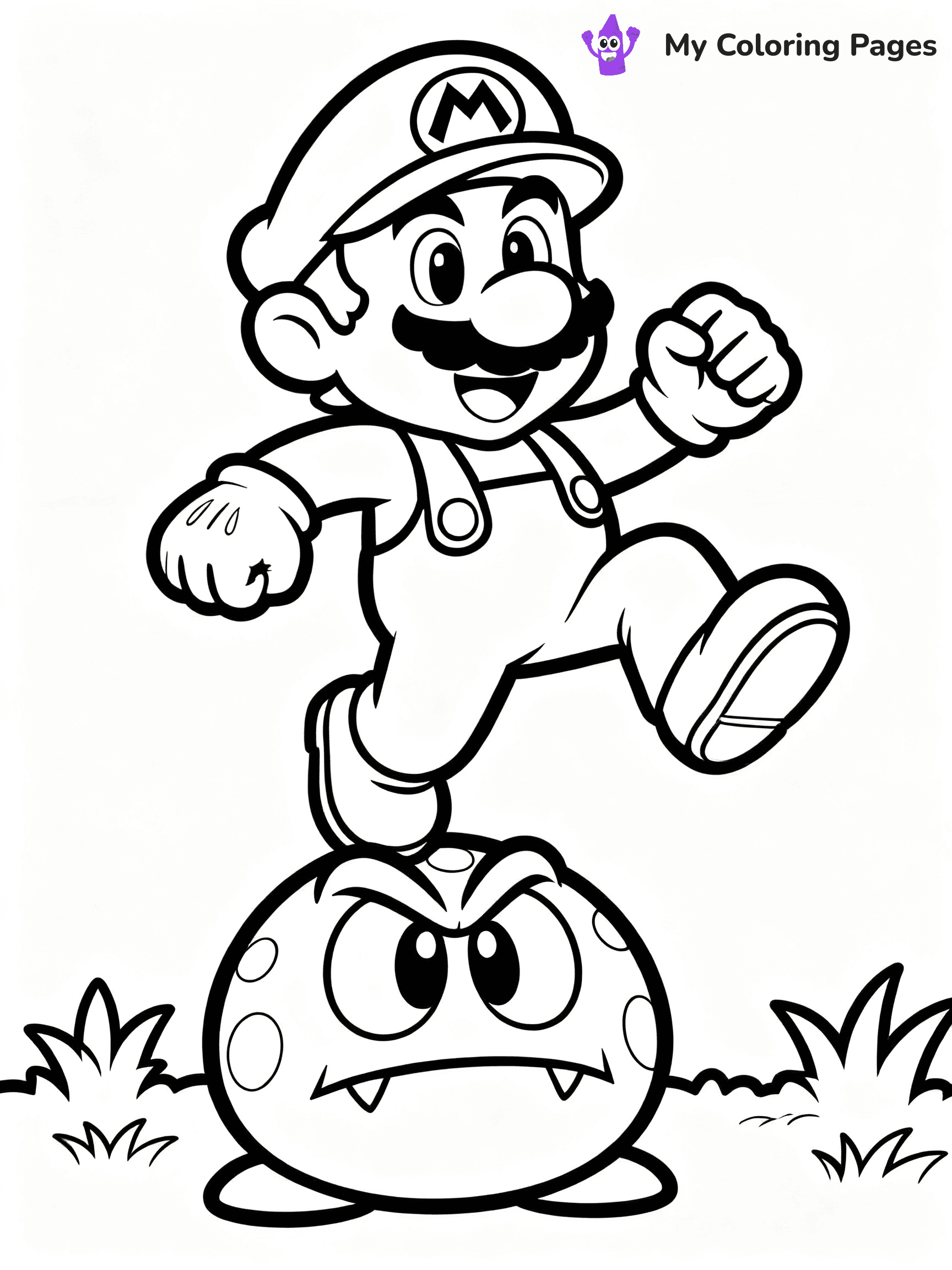Toad Coloring Pages - 17