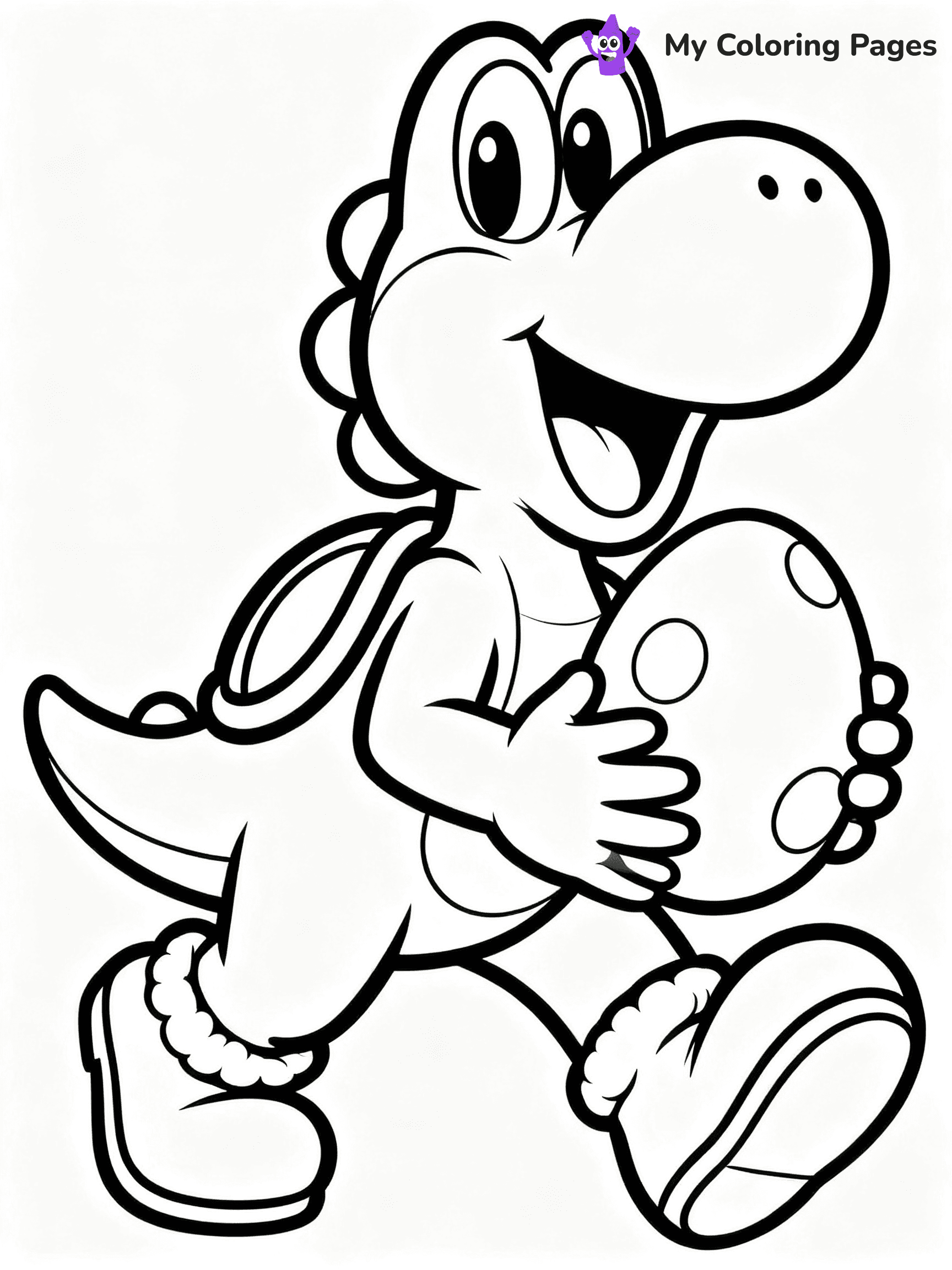 Toad Coloring Pages - 1