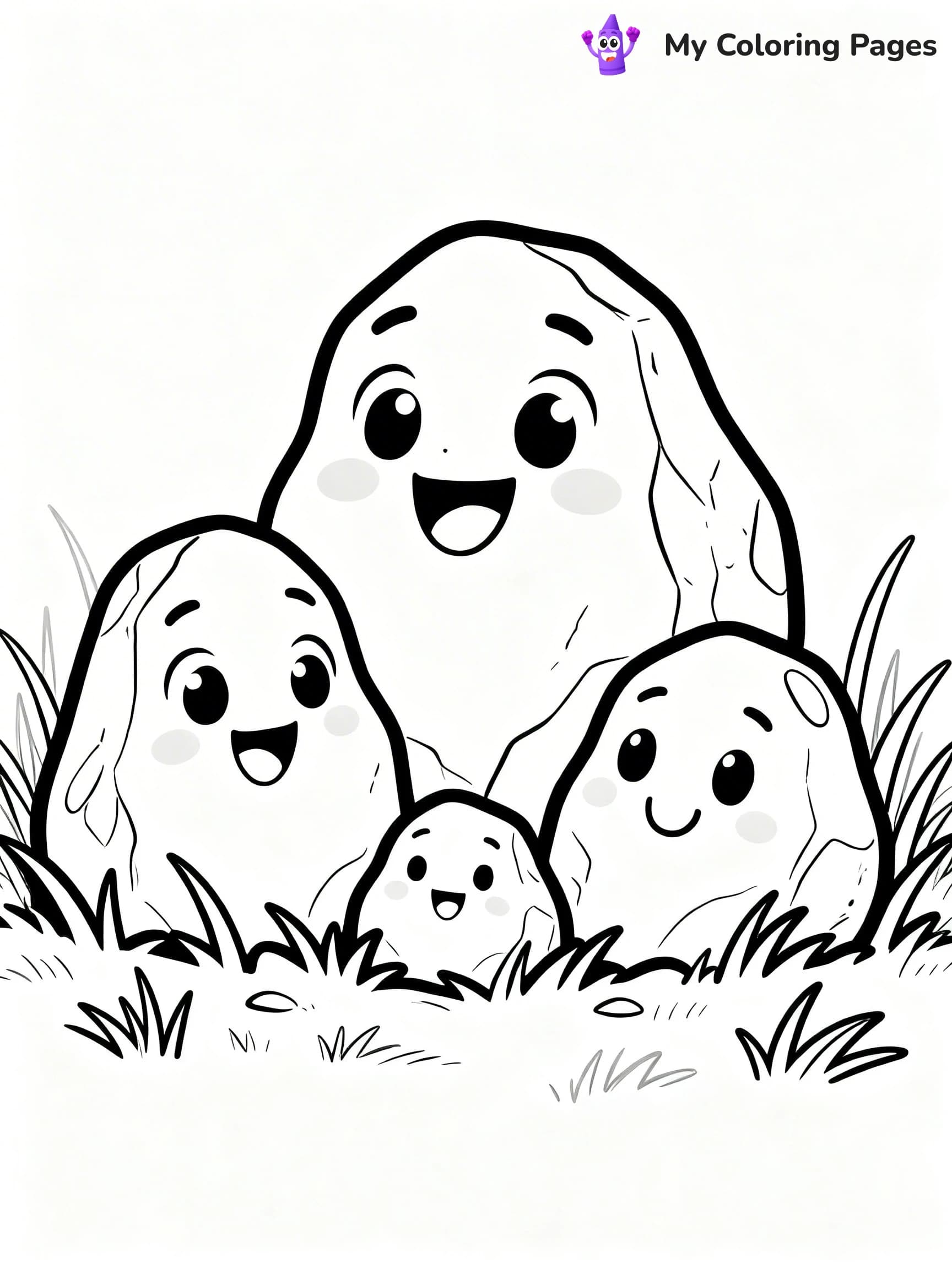 Rock Coloring Pages - 10