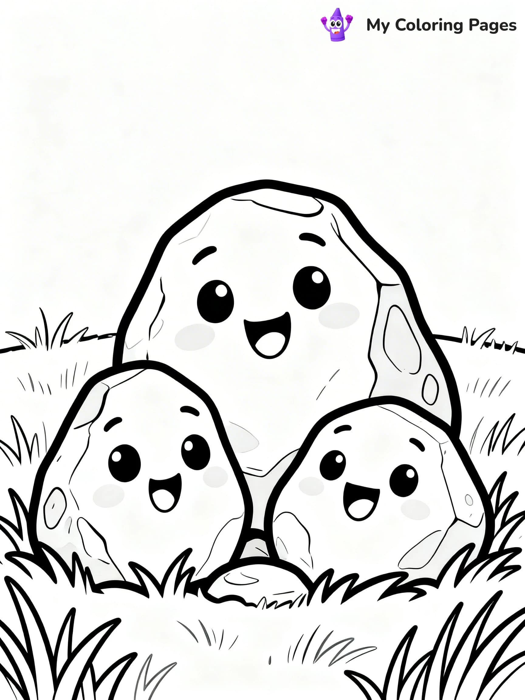 Rock Coloring Pages - 9