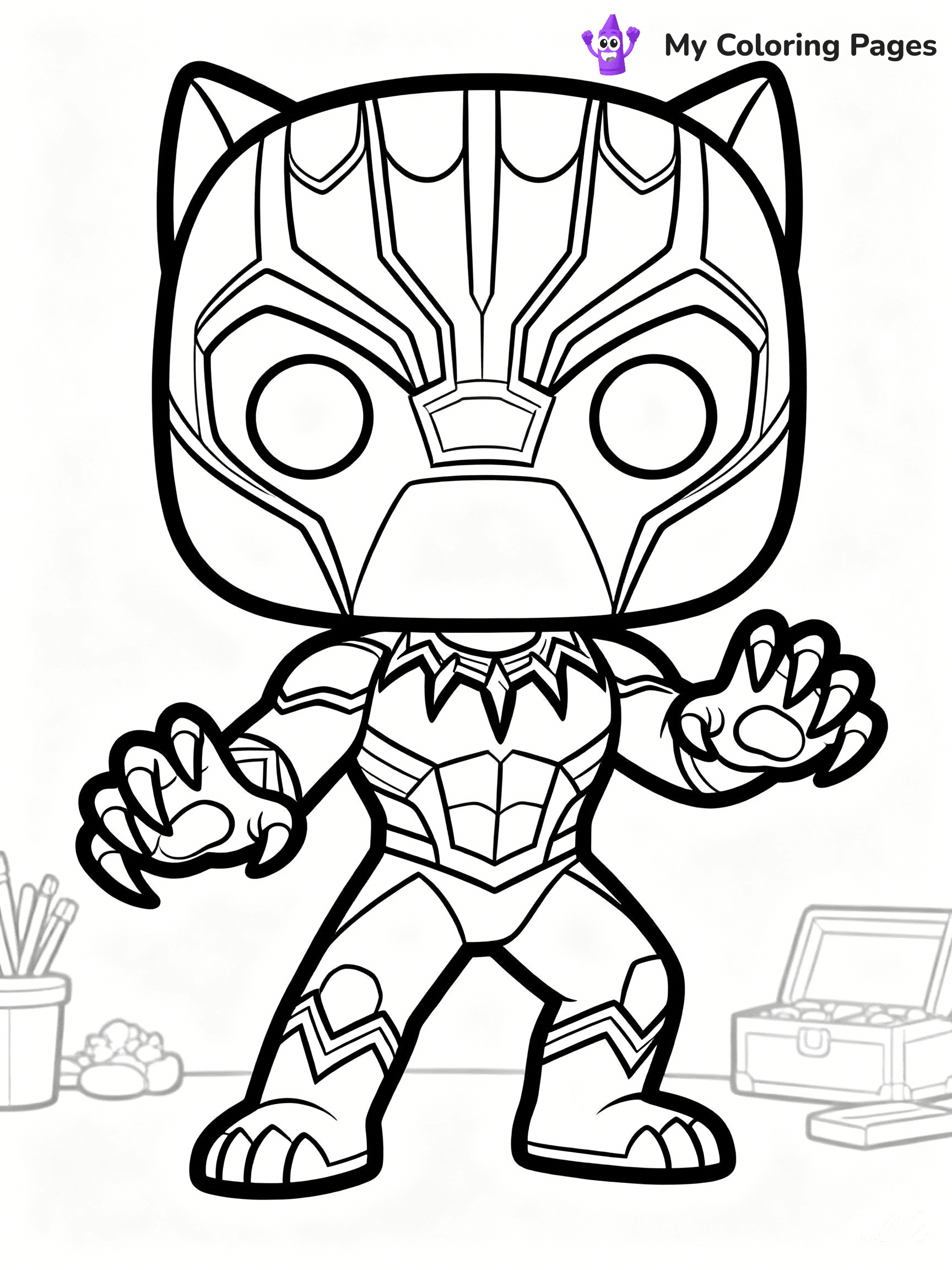 Black Panther Coloring Pages - 25