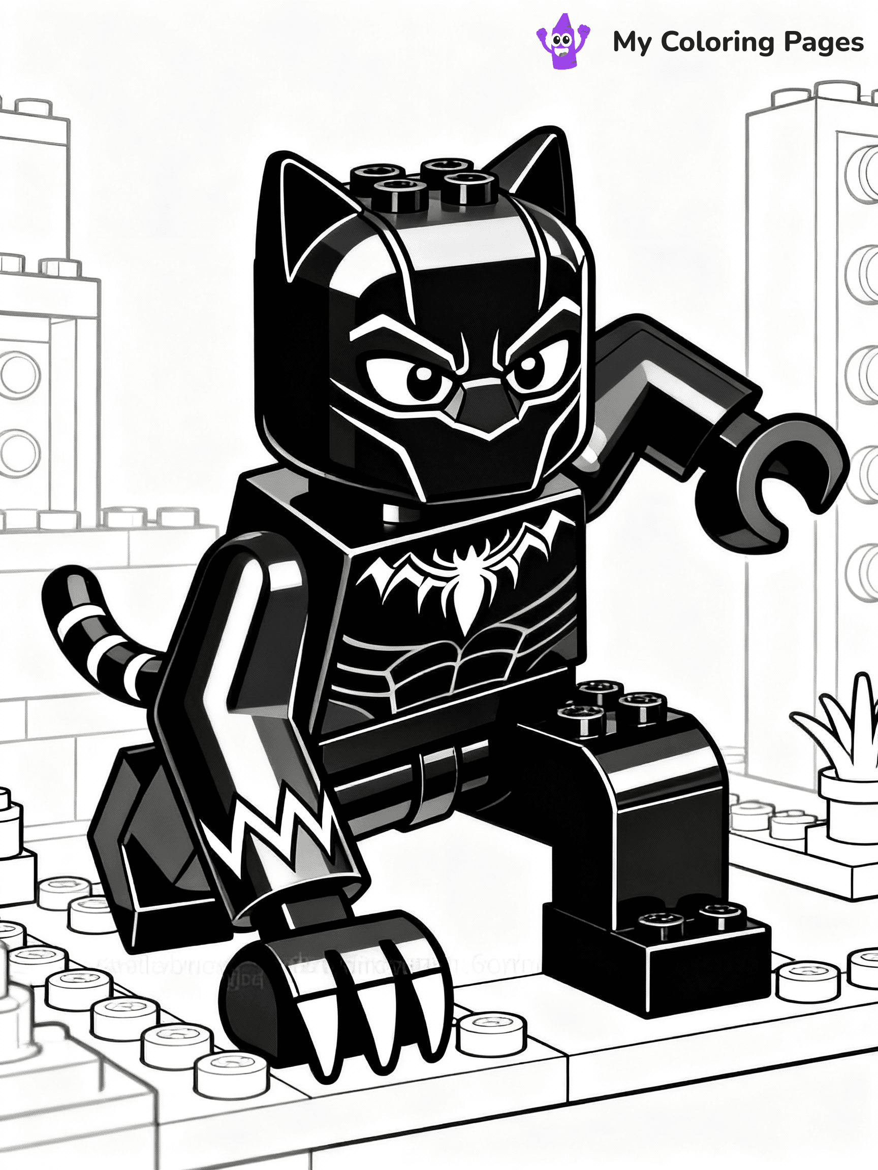 Black Panther Coloring Pages - 20