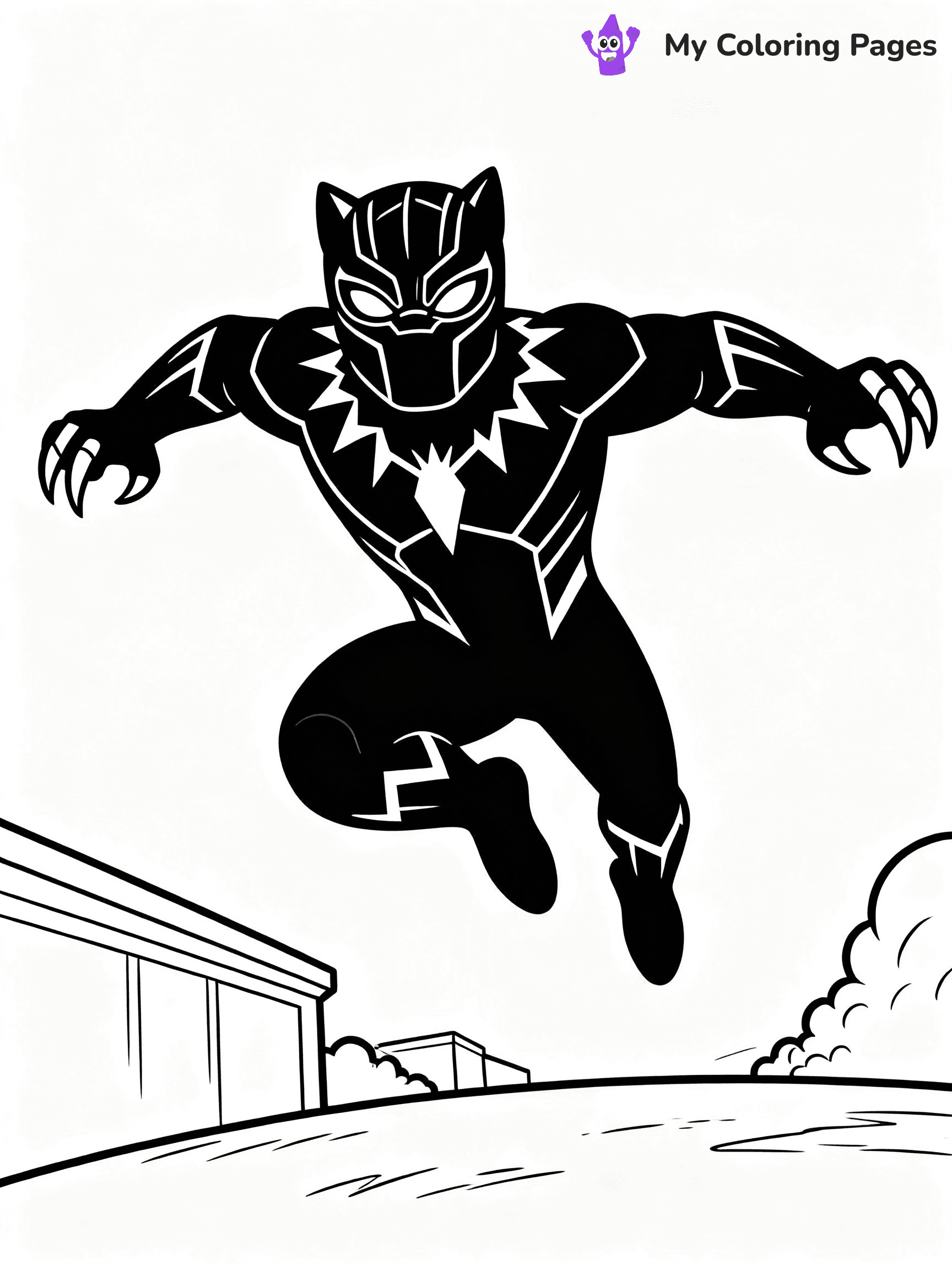 Black Panther Coloring Pages - 7