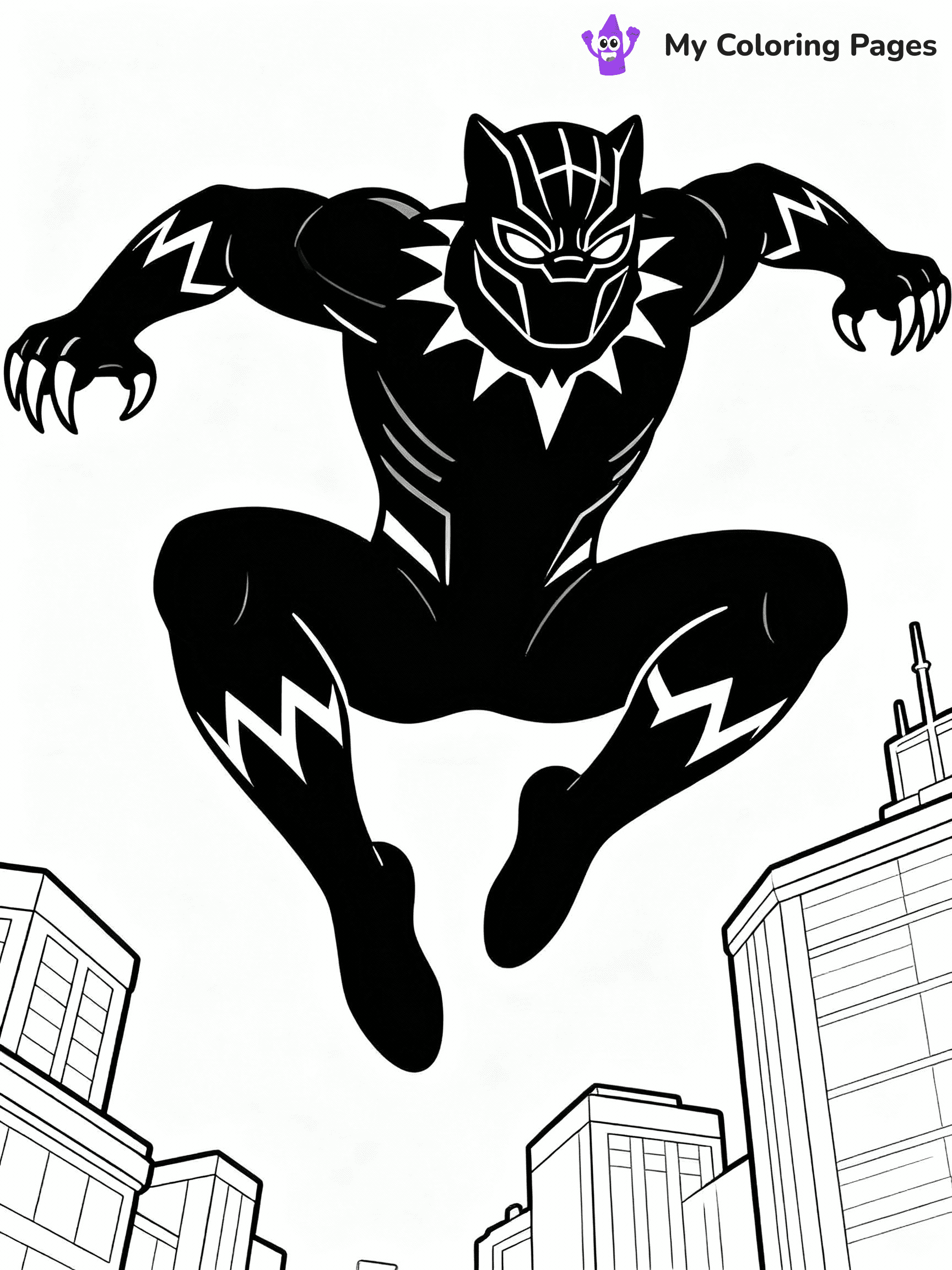 Black Panther Coloring Pages - 4