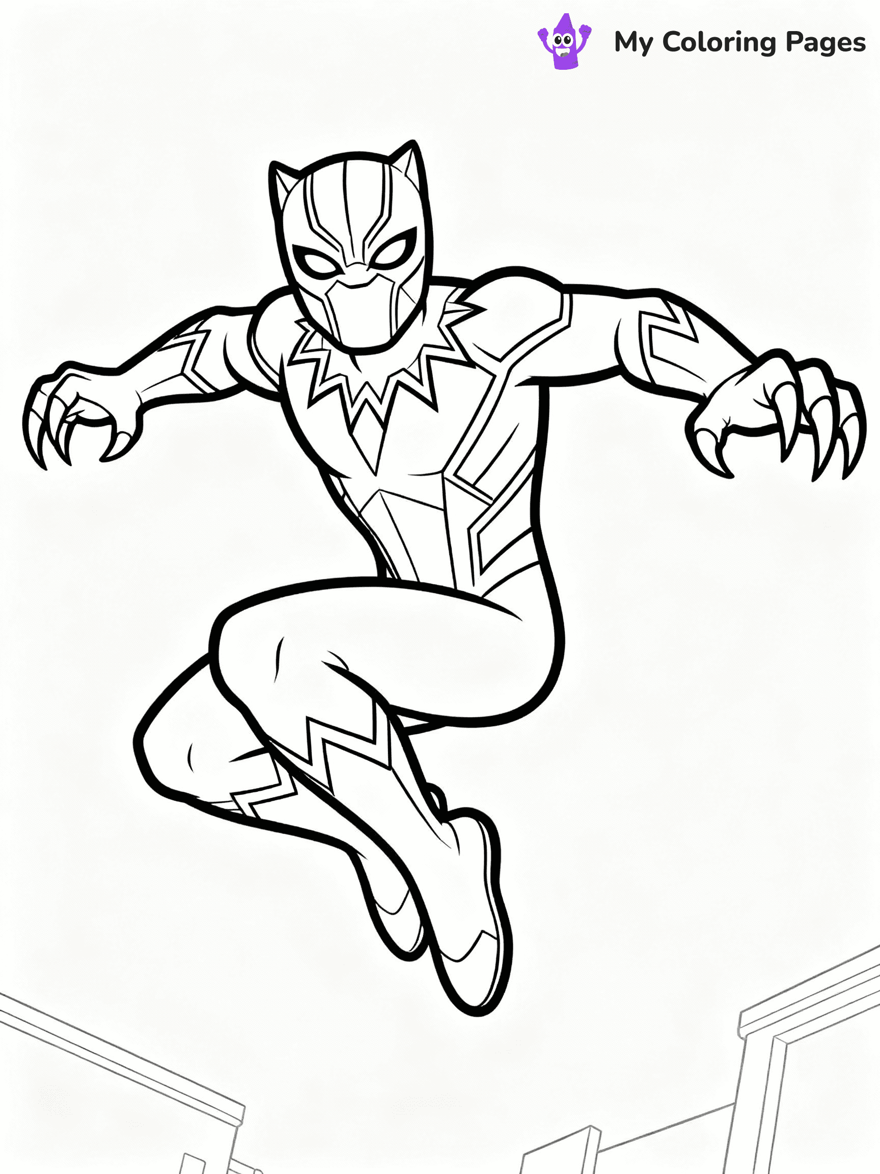 Black Panther Coloring Pages - 2