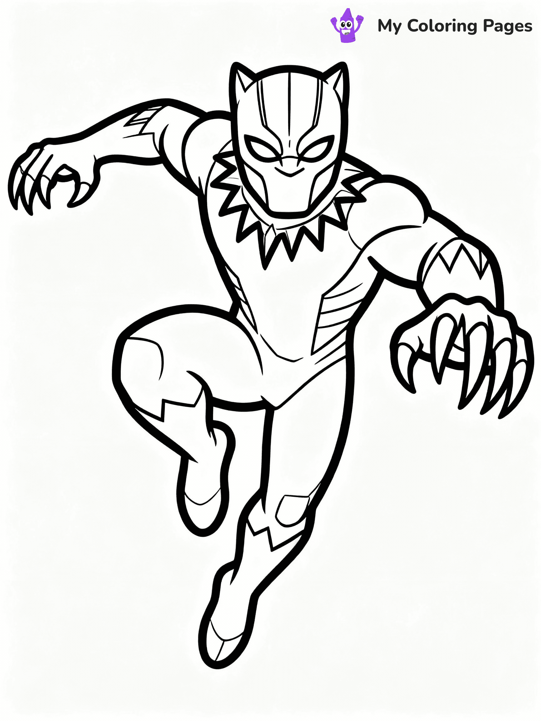 Black Panther Coloring Pages - 1