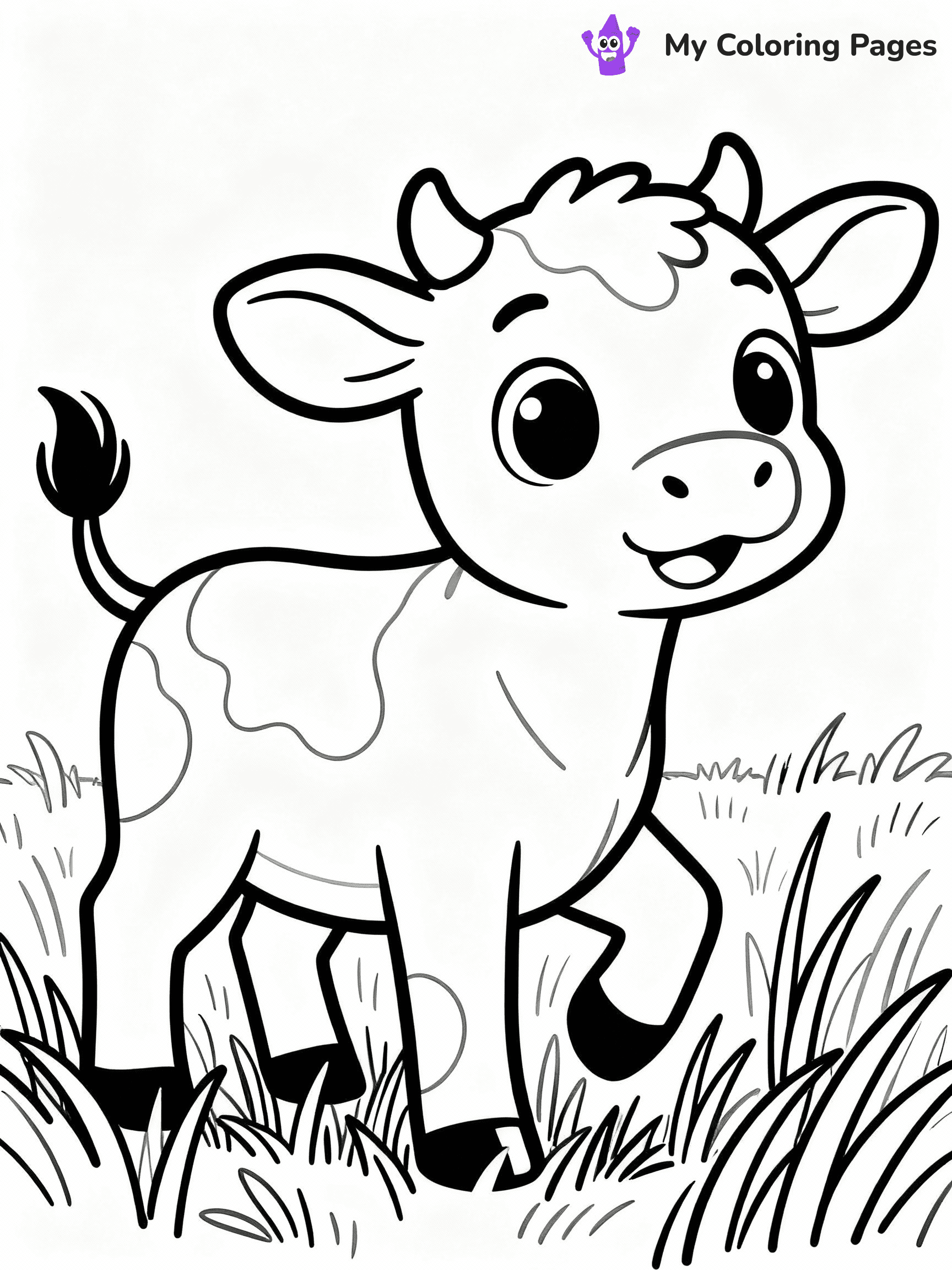 Cow Coloring Pages - 40