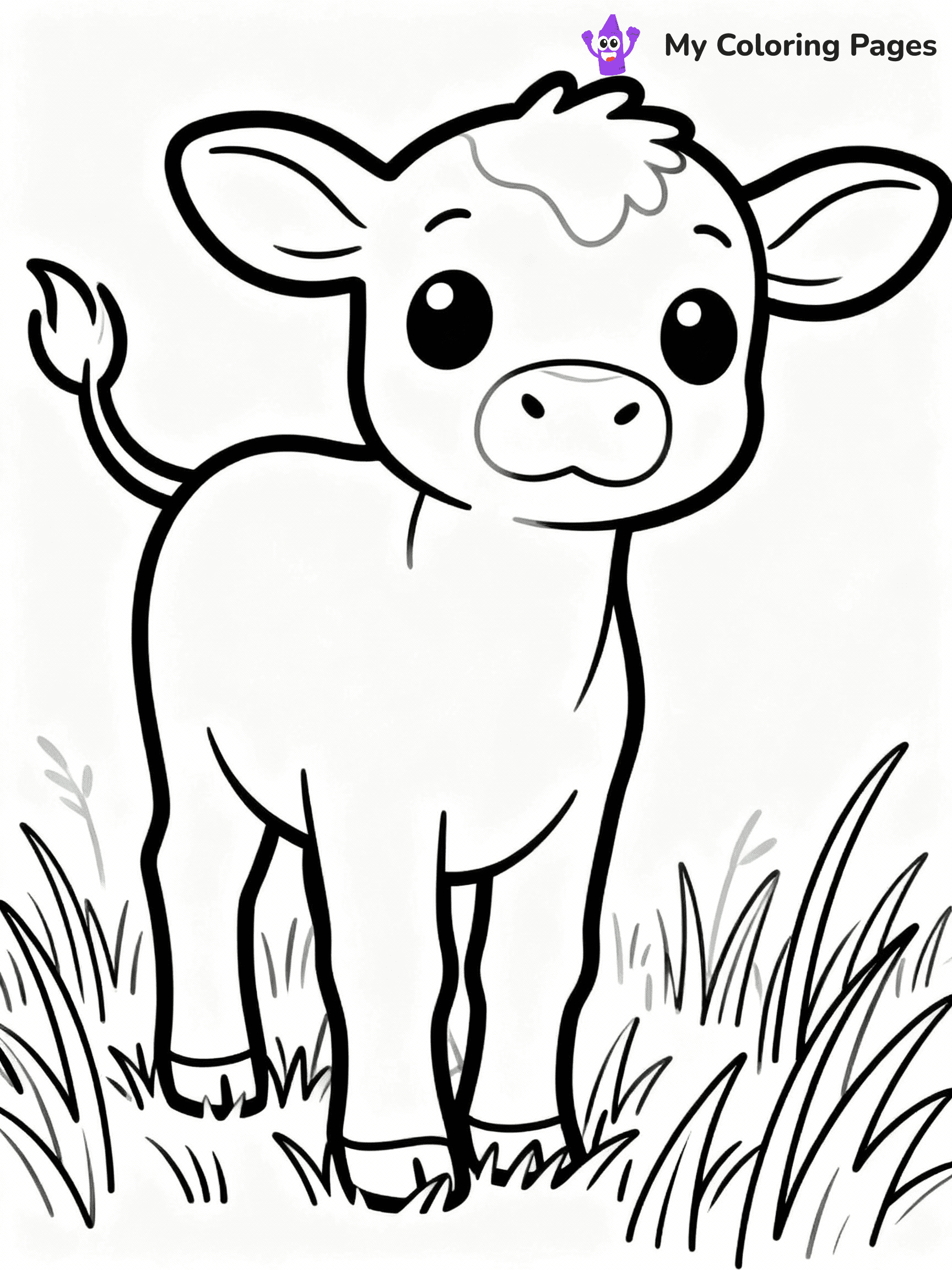 Cow Coloring Pages - 37