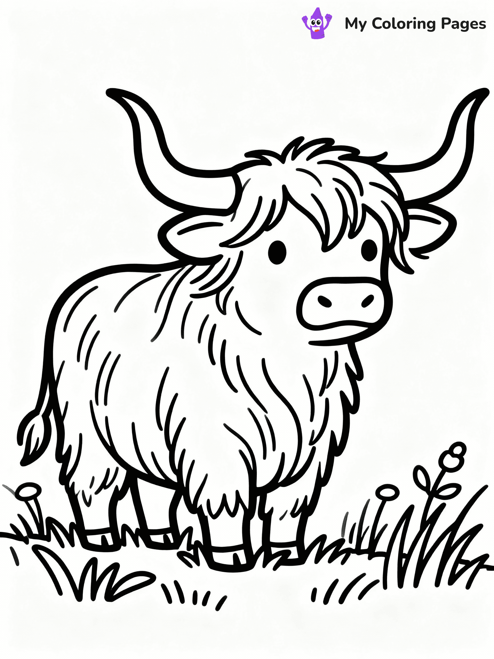 Cow Coloring Pages - 35