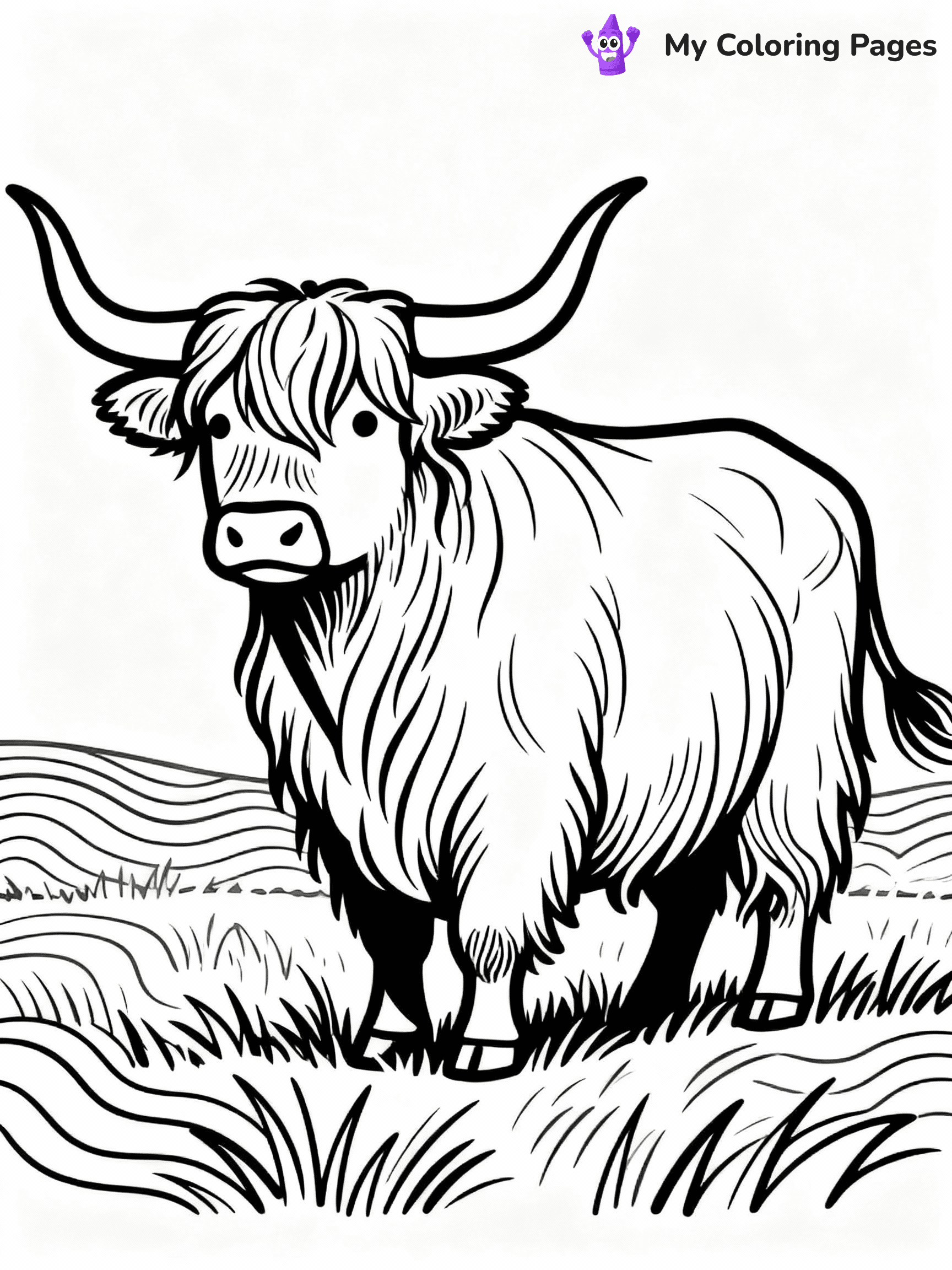 Cow Coloring Pages - 22