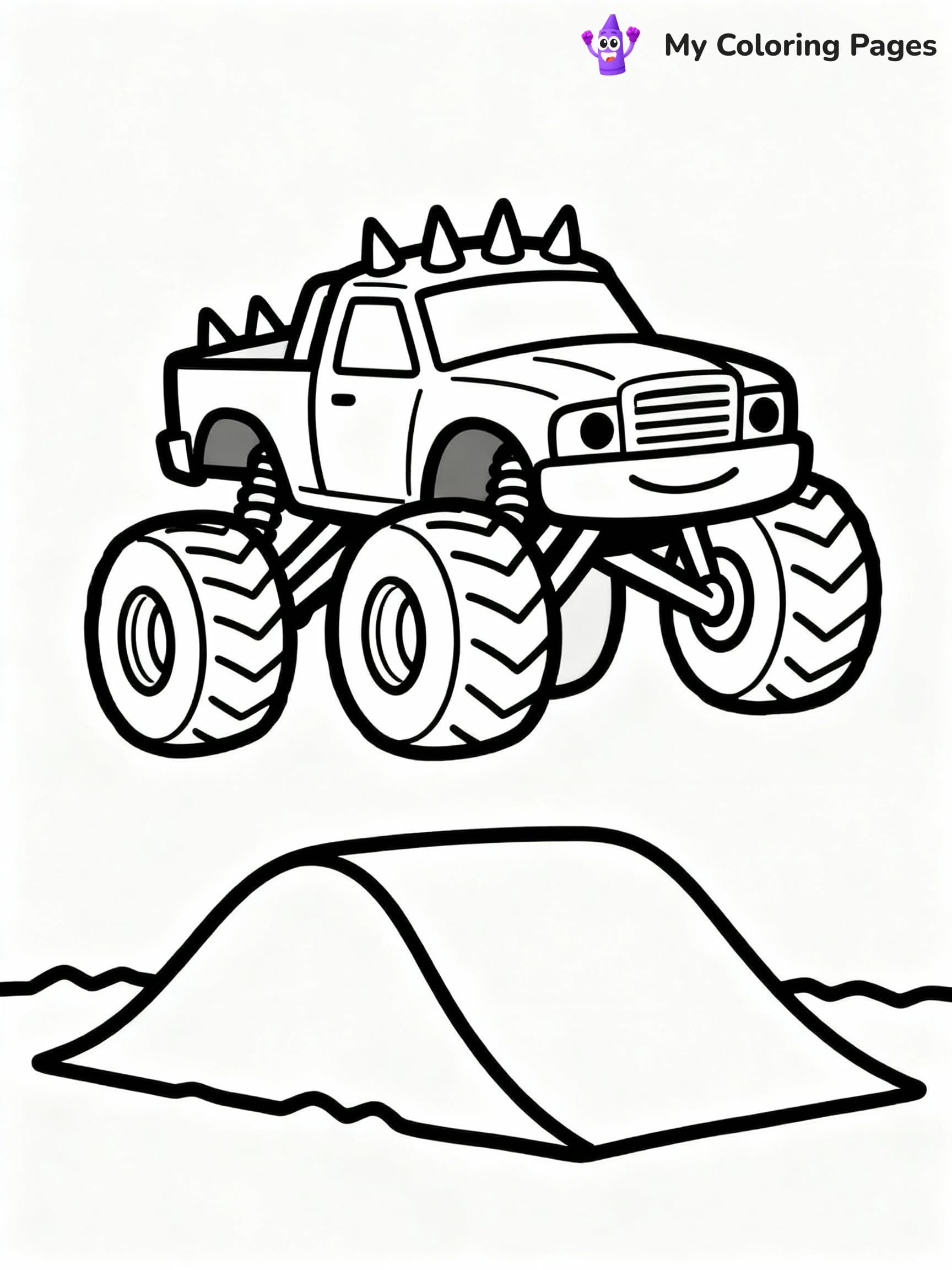 Monster Truck Coloring Pages - 24