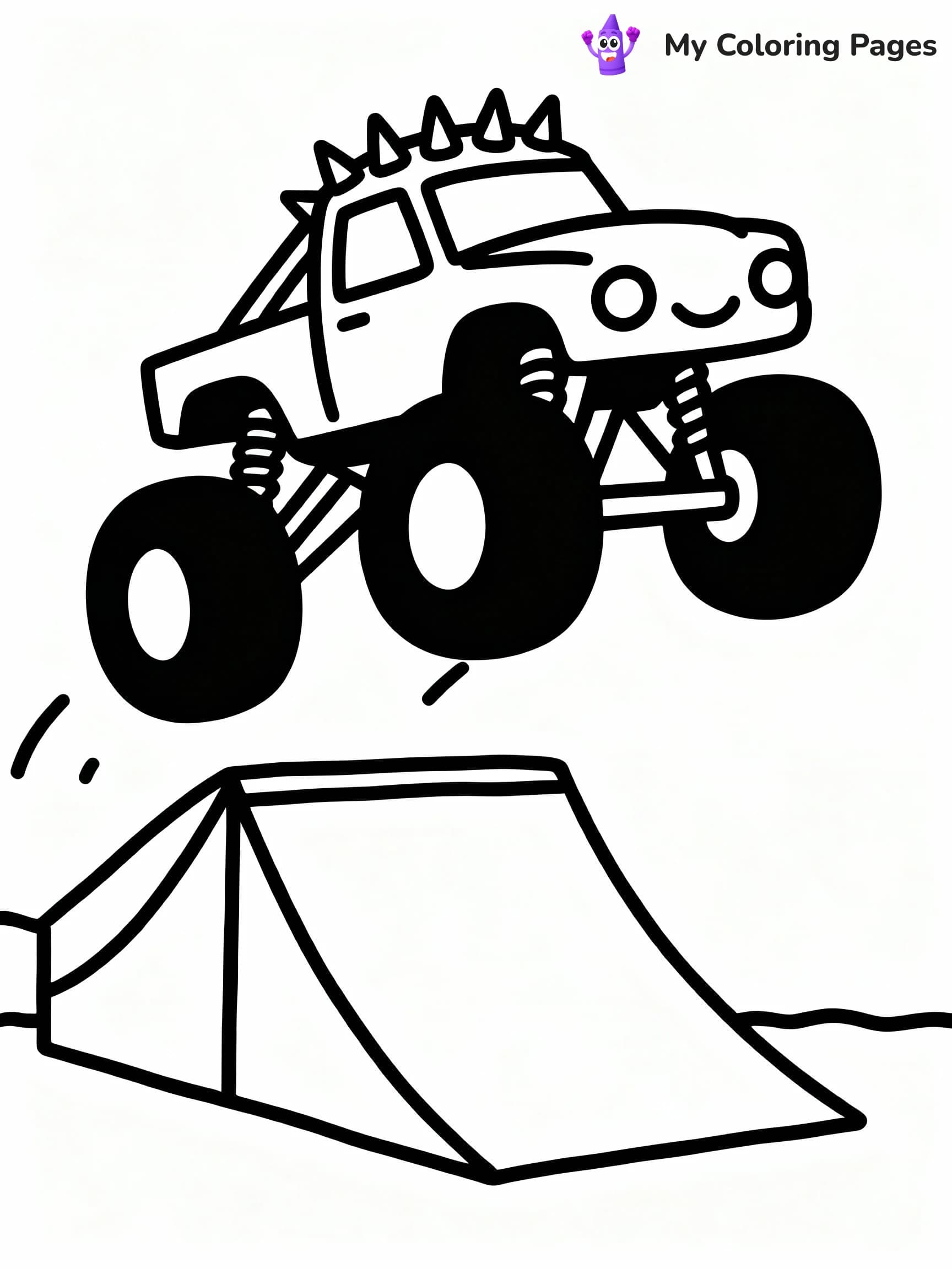 Monster Truck Coloring Pages - 22