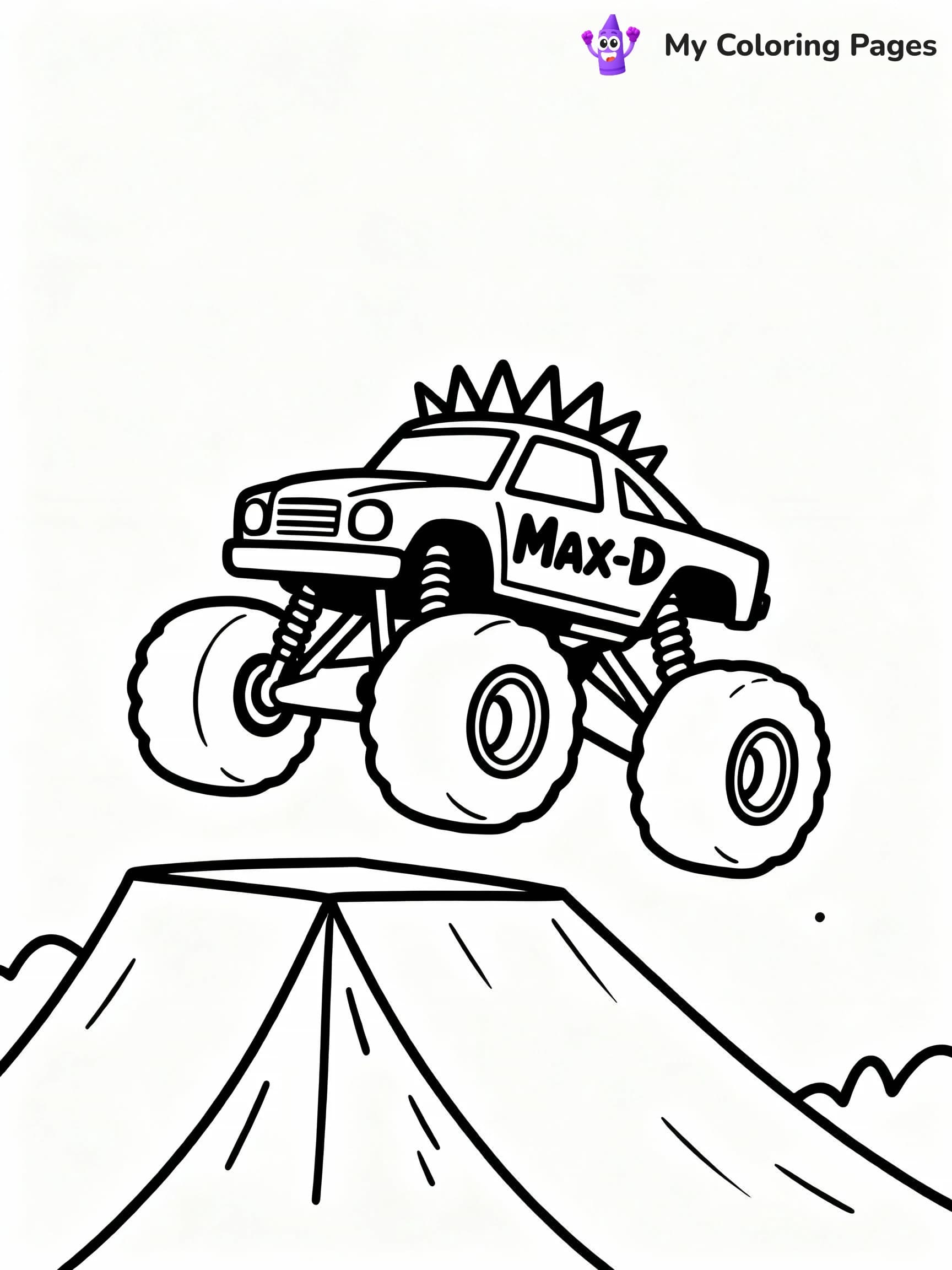Monster Truck Coloring Pages - 21