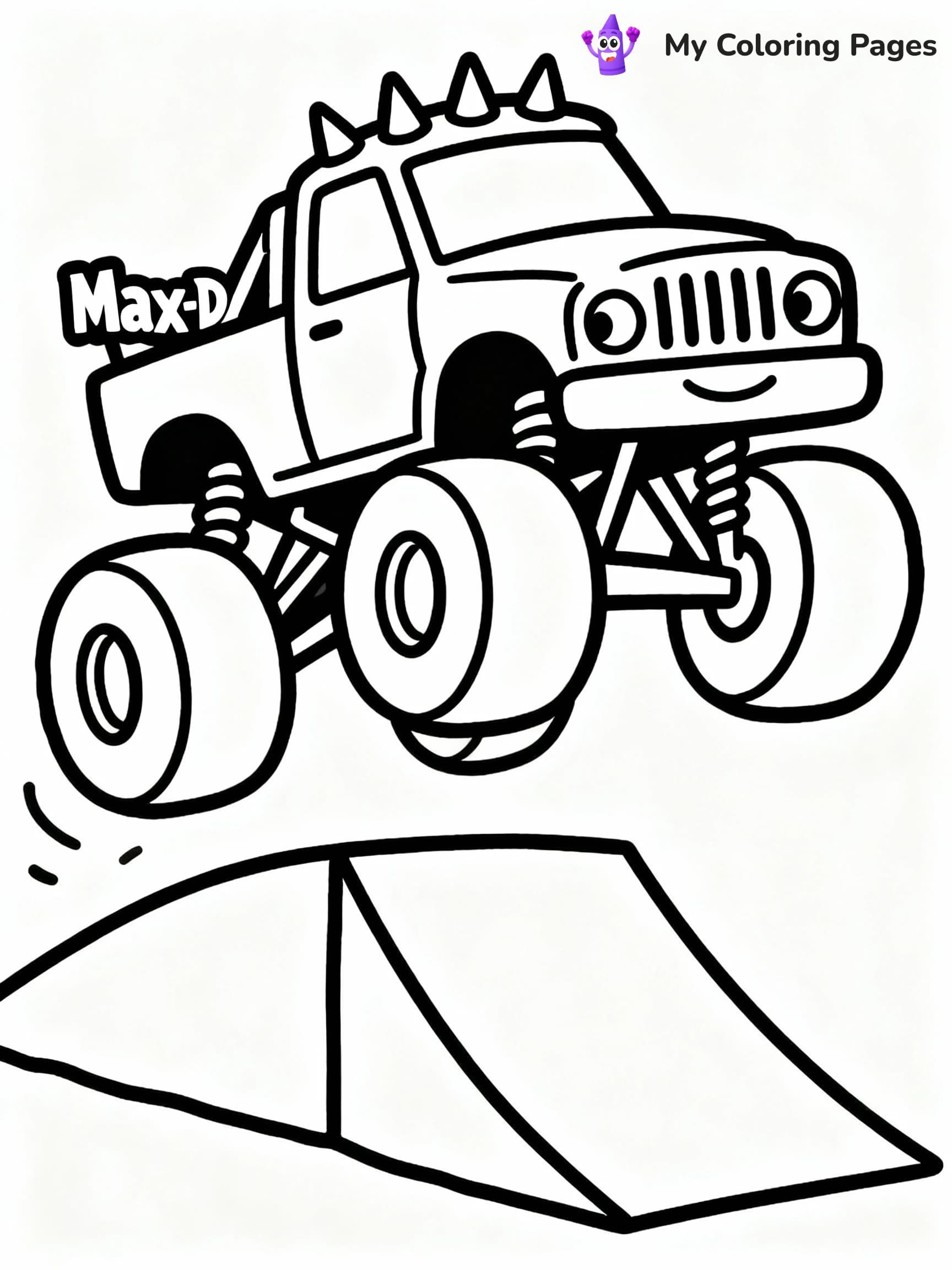 Monster Truck Coloring Pages - 20