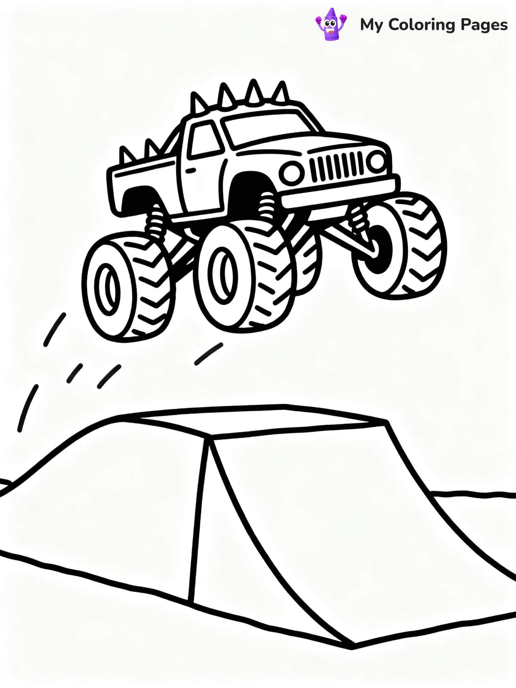 Monster Truck Coloring Pages - 19