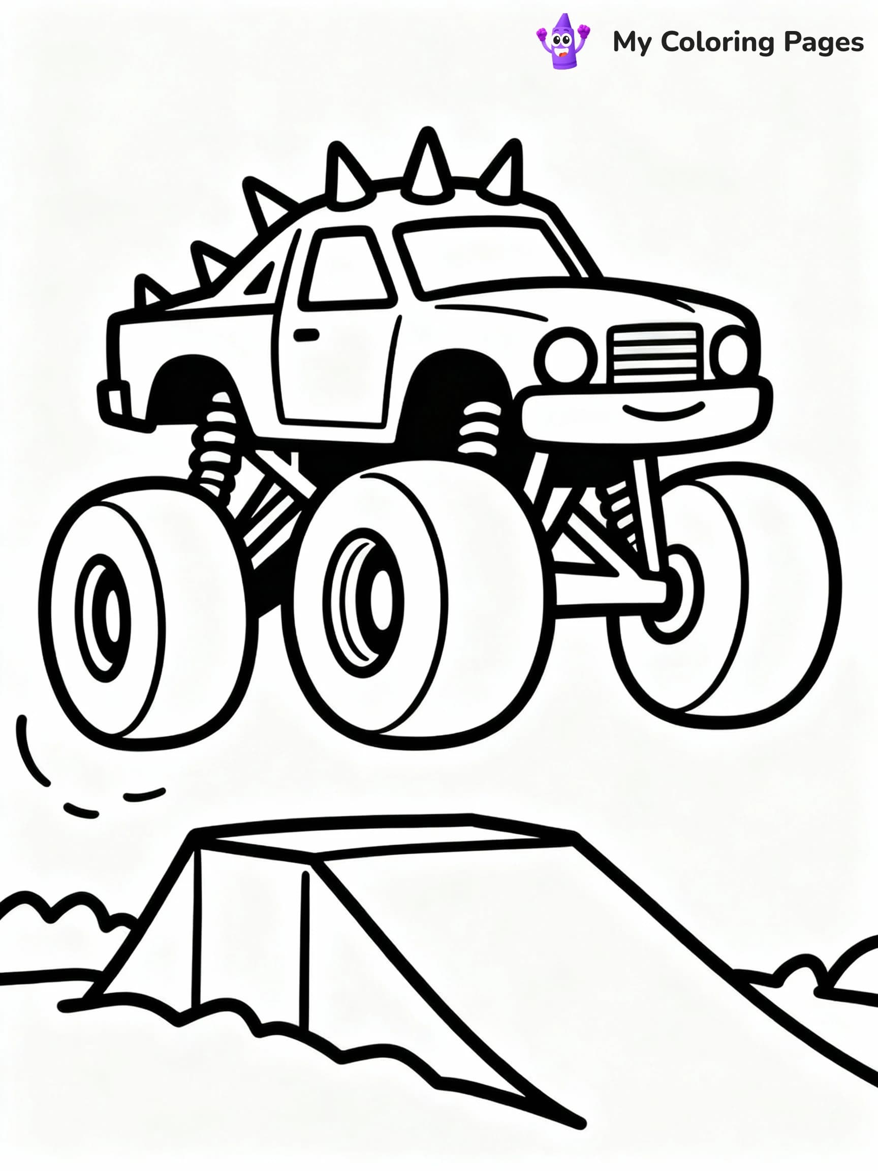Monster Truck Coloring Pages - 18