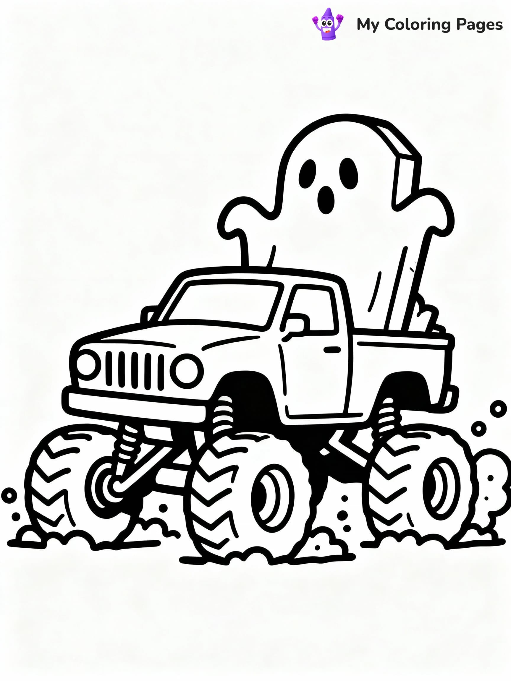 Monster Truck Coloring Pages - 17