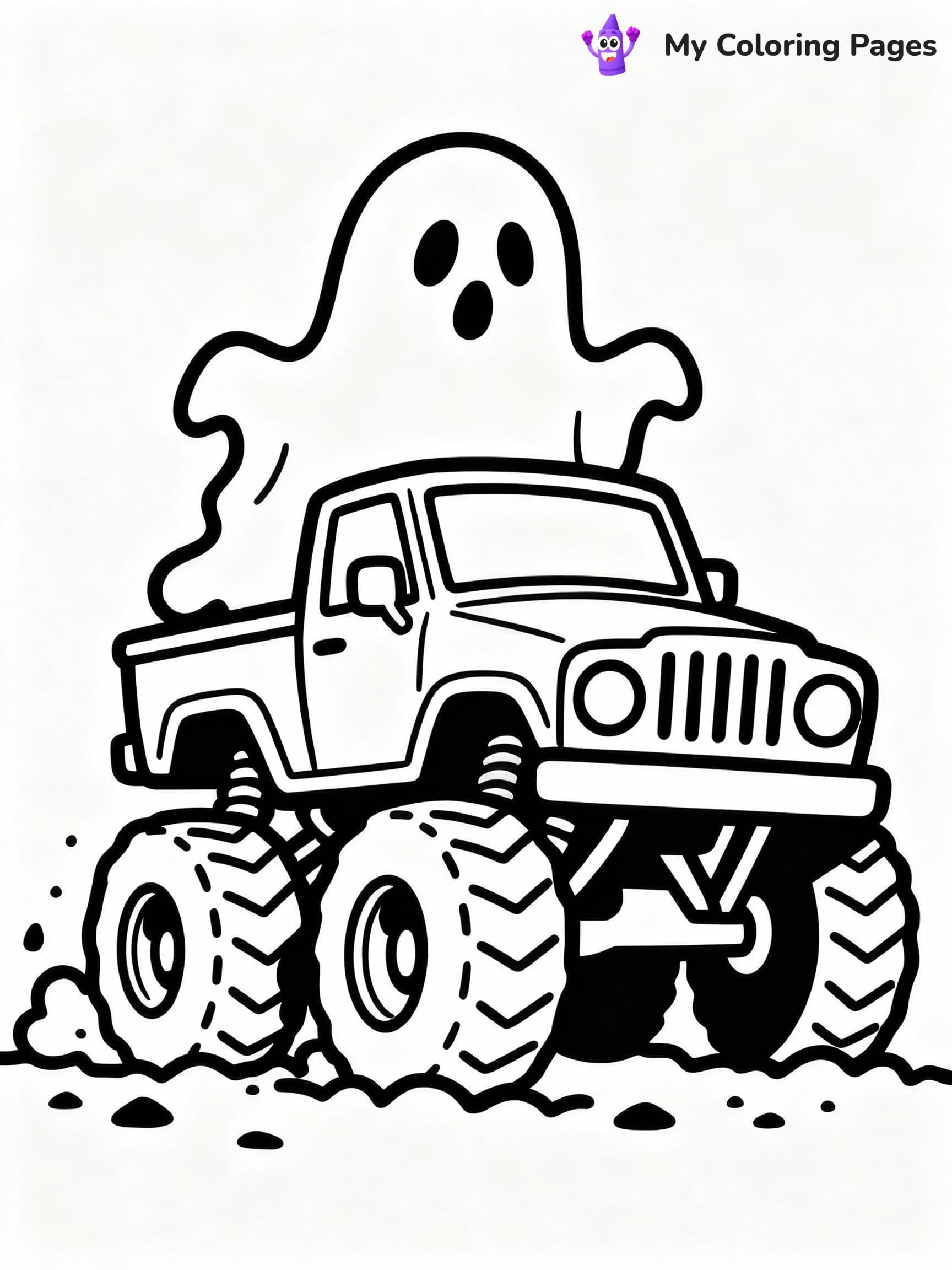 Monster Truck Coloring Pages - 15
